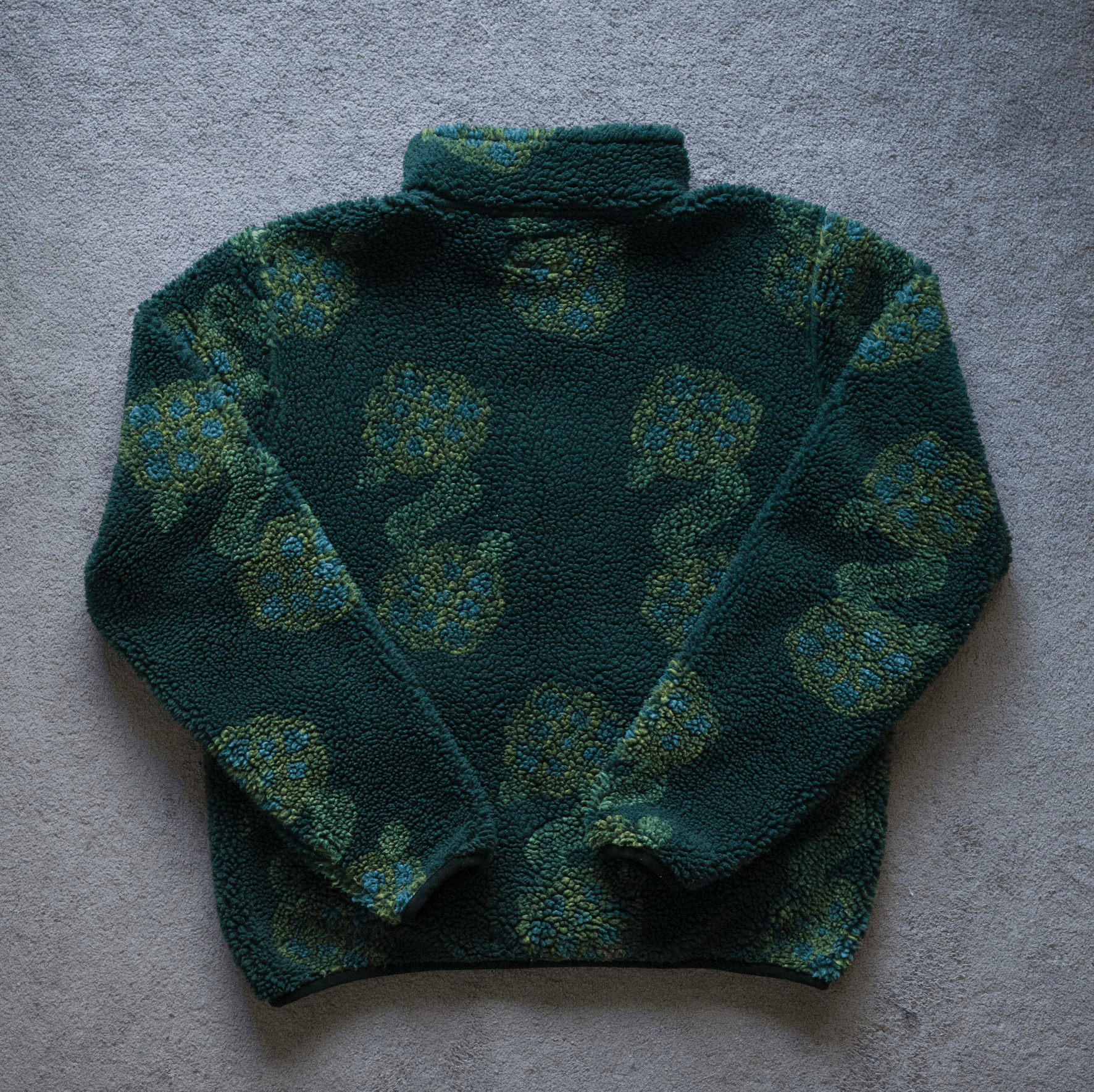 Stussy Green SS21 Stüssy Flor Sherpa Fleece Size US L / EU 52-54 / 3 - 2 Thumbnail