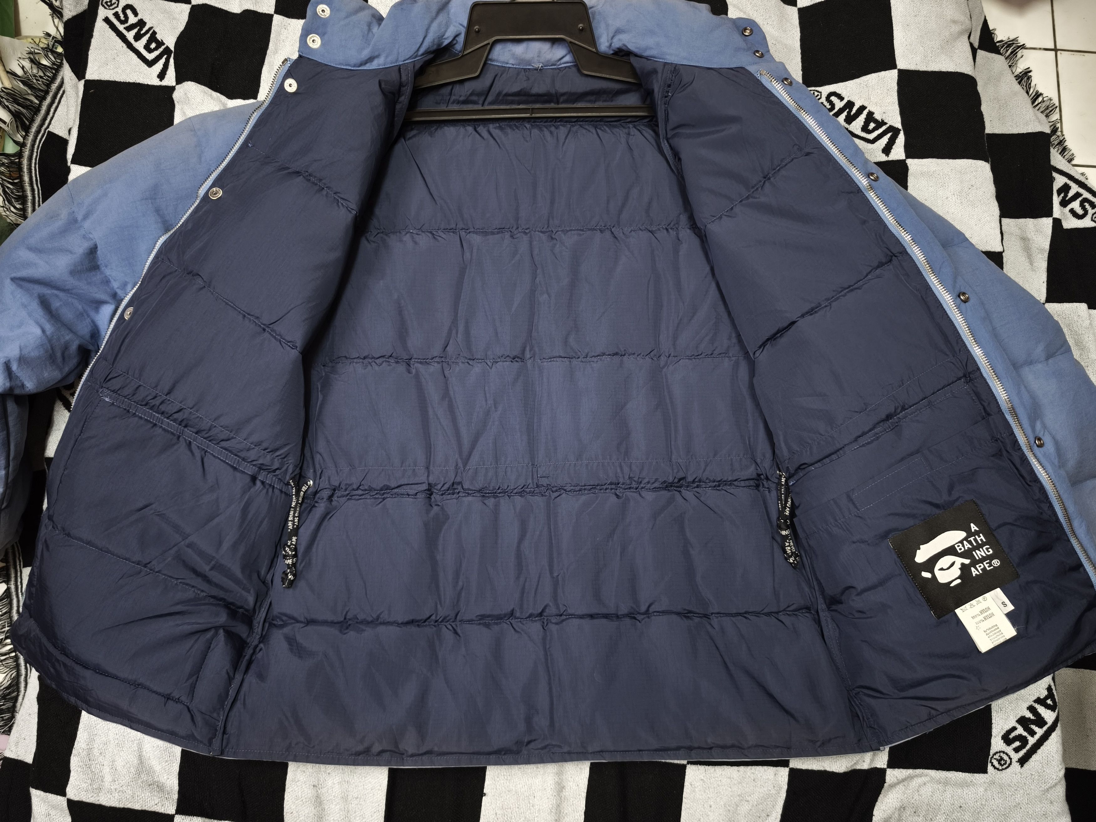 Bape × Vintage A BATHING APE PUFFER DOWN JACKET HEAVY COAT SZ S Size US S / EU 44-46 / 1 - 8 Thumbnail