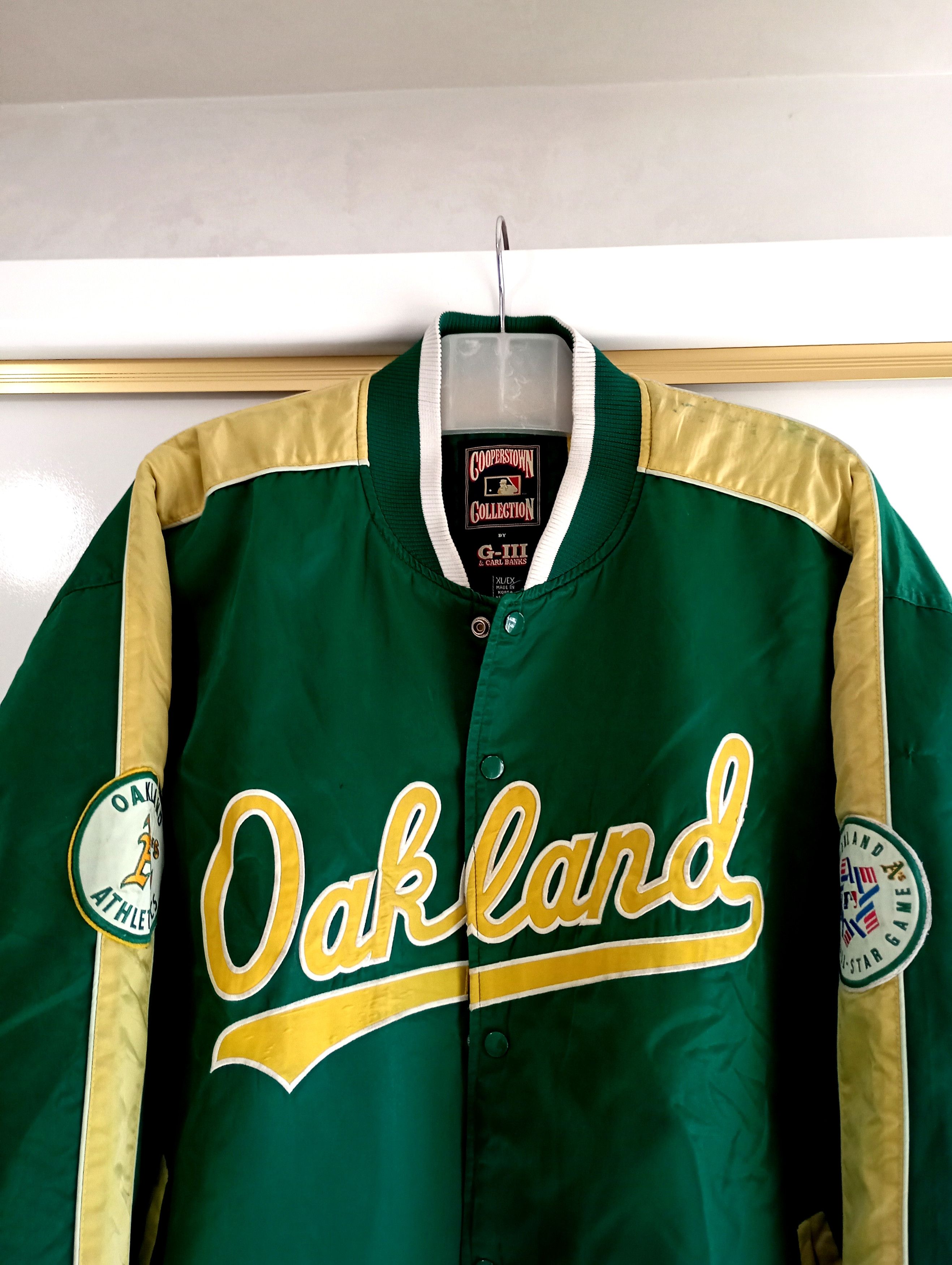 MLB Vintage Oakland Athletics Majestic Jacket Size US XL / EU 56 / 4 - 2 Thumbnail