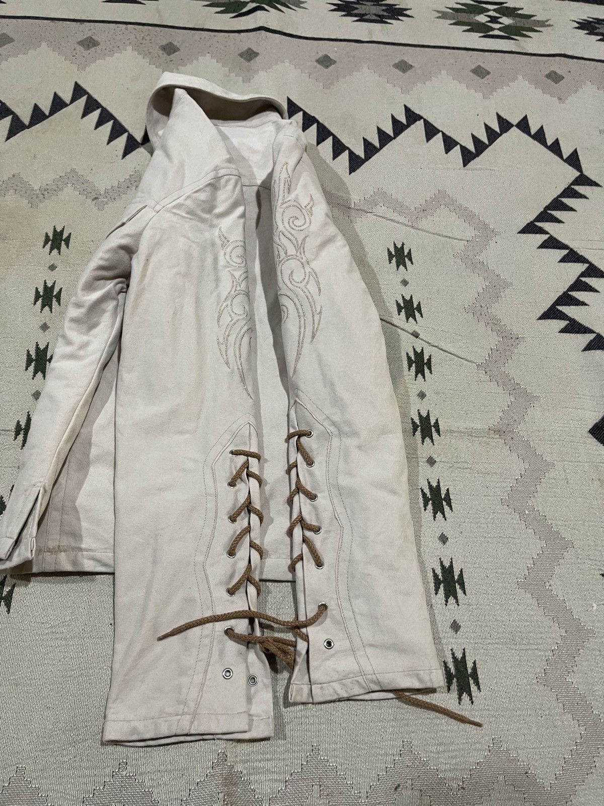 Tornado Mart 2000s TORNADO MART WESTERN STYLE TRIBAL SLEEVE JACKET Size M / US 6-8 / IT 42-44 - 15 Thumbnail