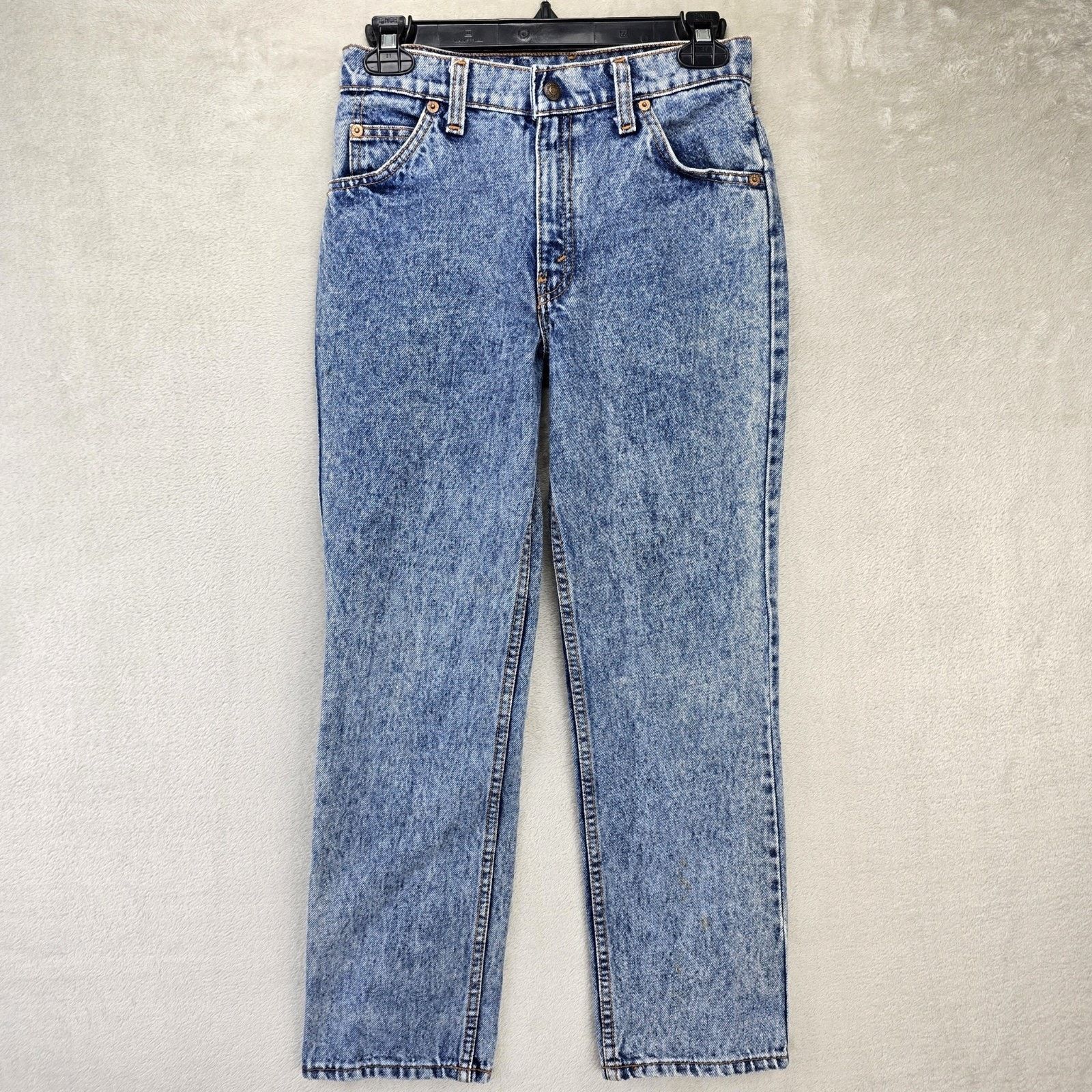 Levi's Vintage 80s Levis 505 Jeans Womens 14 (Fits 26x26) Acid Wash Size 26" / US 2 / IT 38 - 1 Thumbnail
