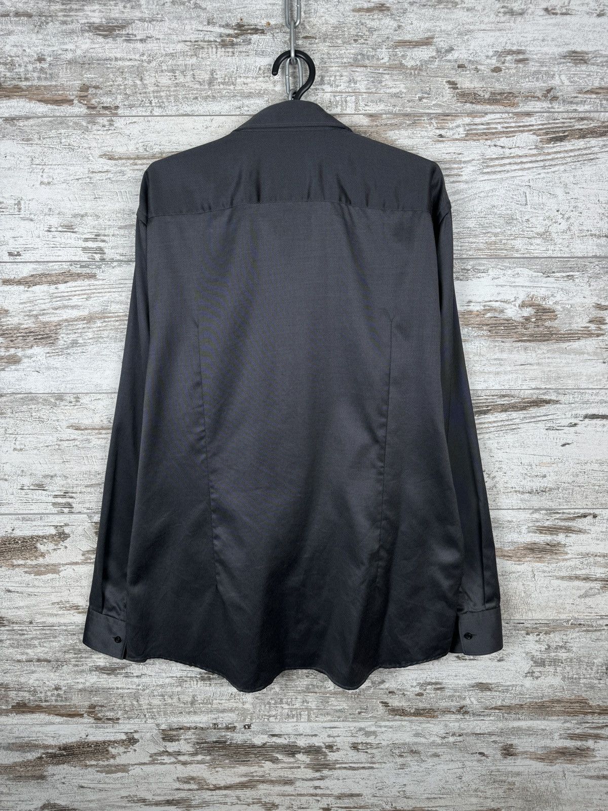 Hugo Boss Mens Vintage Hugo Boss luxury shirts button up grey Size US L / EU 52-54 / 3 - 10 Thumbnail