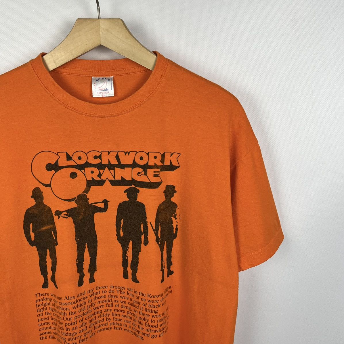 Vintage Vintage Clockwork Orange Stanley Kubrick Movie T Shirt 90’s Size US M / EU 48-50 / 2 - 2 Thumbnail