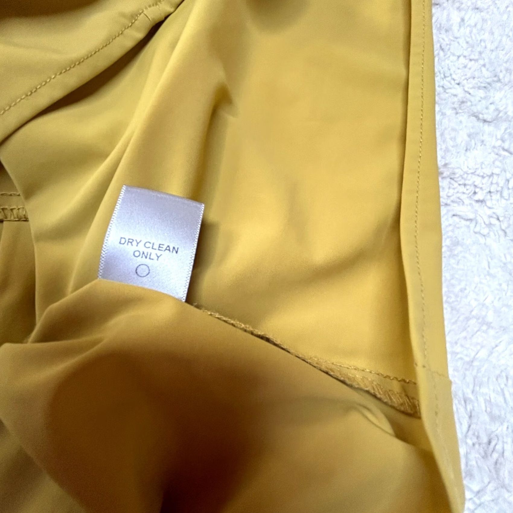Vintage IC by Connie K Womens Blouse Tunic Dress Bateau Neckline 3/4 Sleeve Yellow M Size M / US 6-8 / IT 42-44 - 5 Thumbnail
