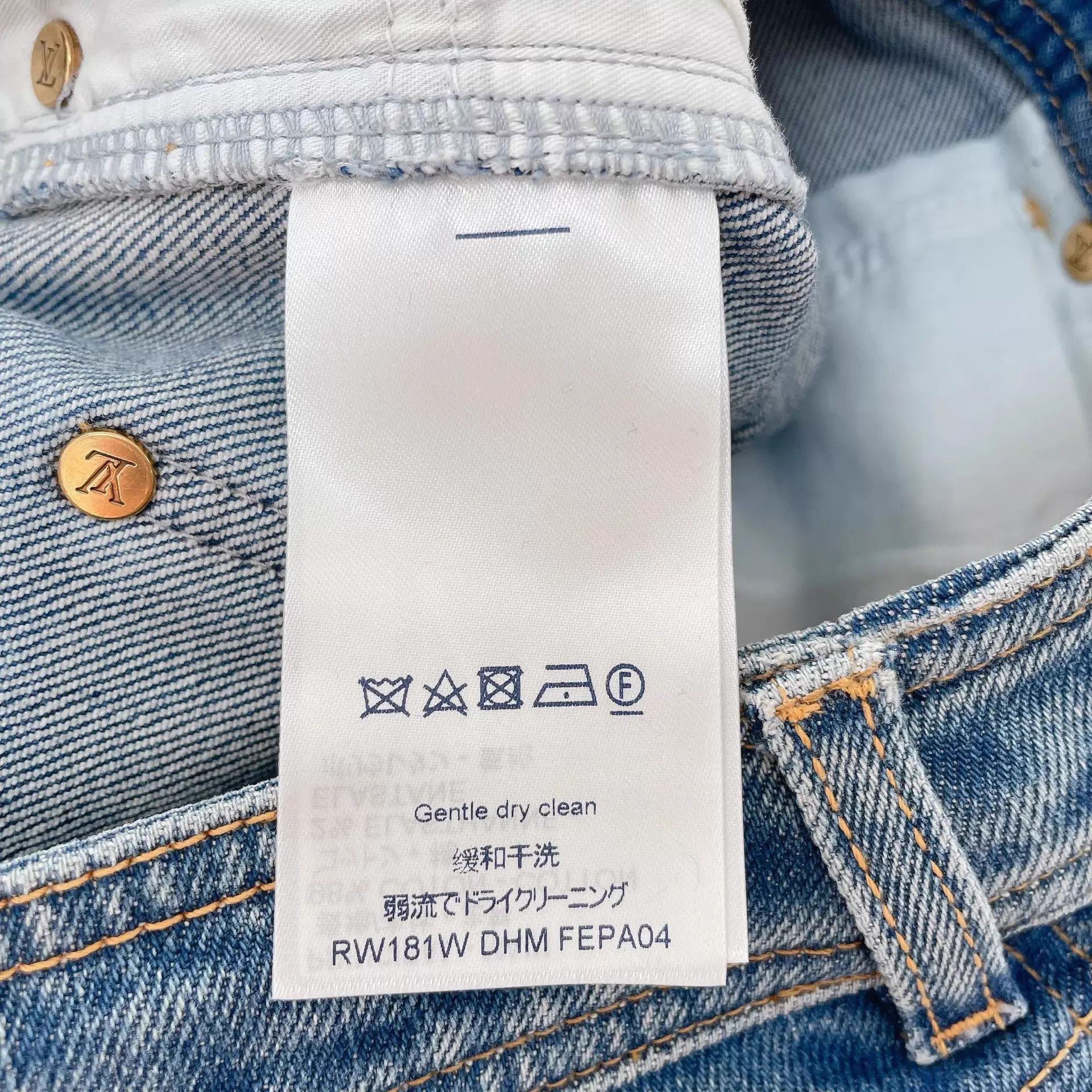 Louis Vuitton Louis Vuitton Blue Jeans 38 Size 27" / US 4 / IT 40 - 8 Thumbnail