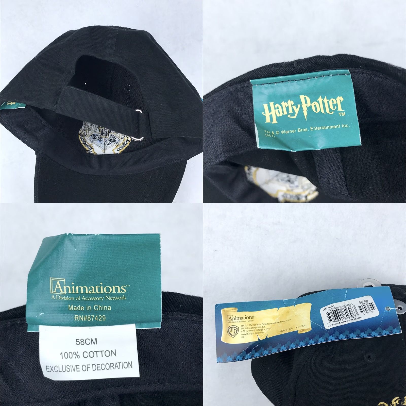 Vintage HARRY POTTER AND THE ORDER OF THE PHOENIX STRAPBACK HAT hogwarts book movie NWT Size ONE SIZE - 8 Thumbnail
