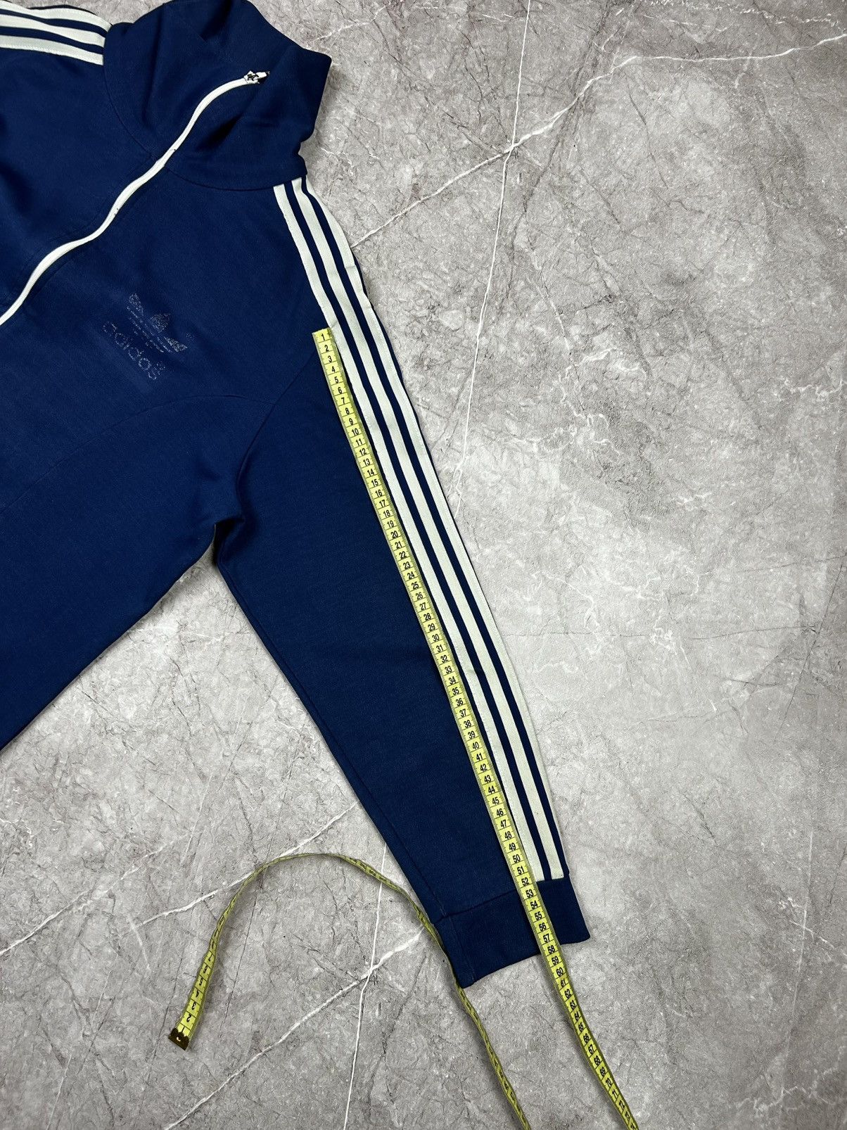 Adidas Adidas trefoil 1970s full striped zip-up track jacket Size US L / EU 52-54 / 3 - 14 Thumbnail