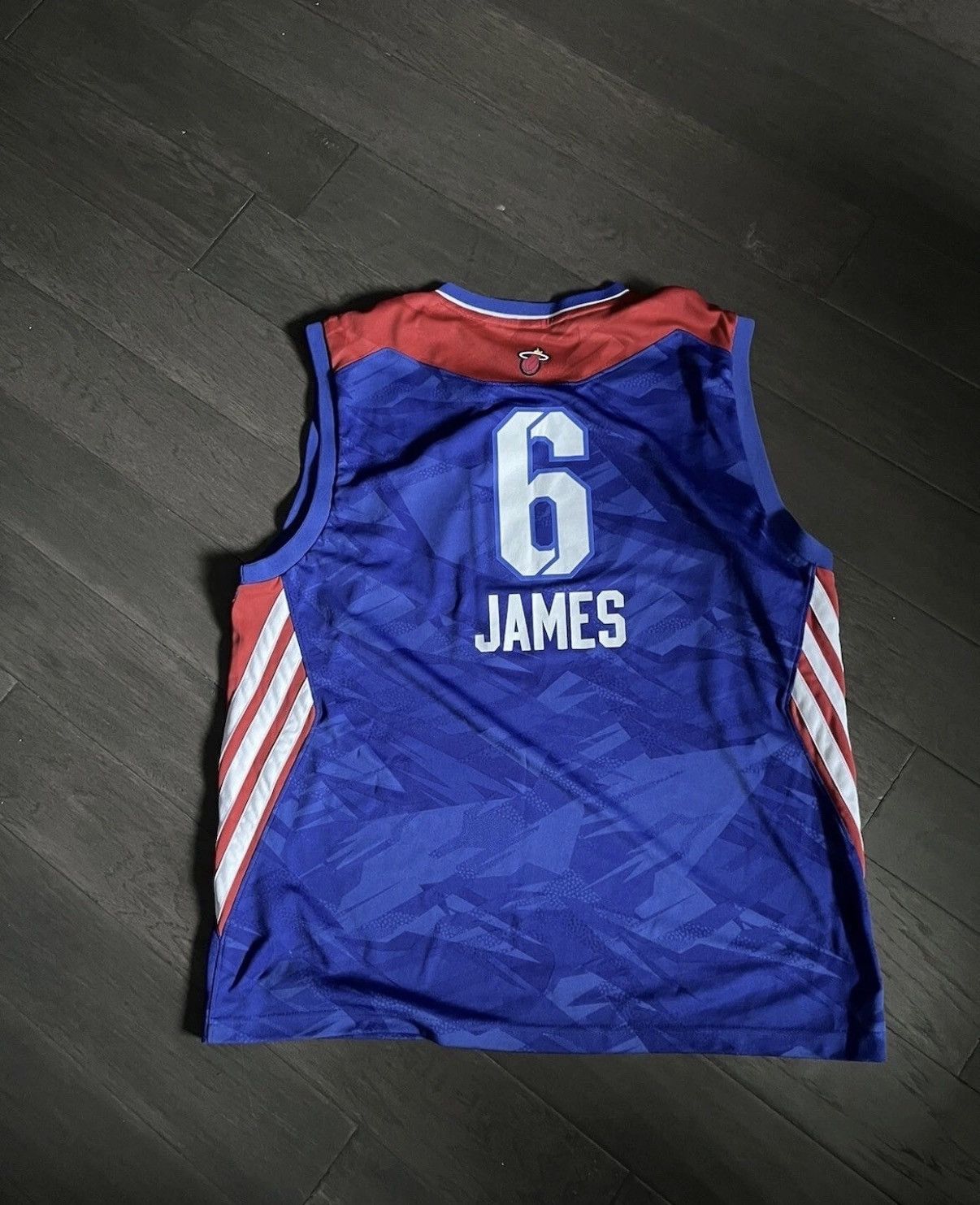 Adidas Miami Heat #6 Lebron James 2013 NBA “East” All-star Jersey Size US XXL / EU 58 / 5 - 4 Thumbnail