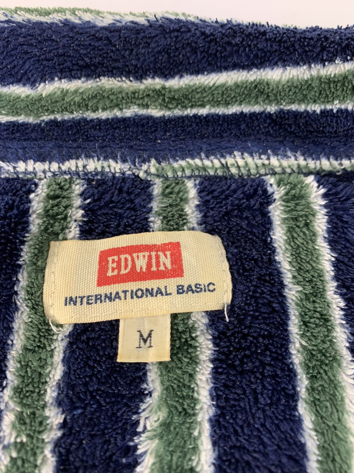 Edwin Edwin Int Over The Stripes Fluffy Shirt Terry Cloth Size US M / EU 48-50 / 2 - 7 Thumbnail