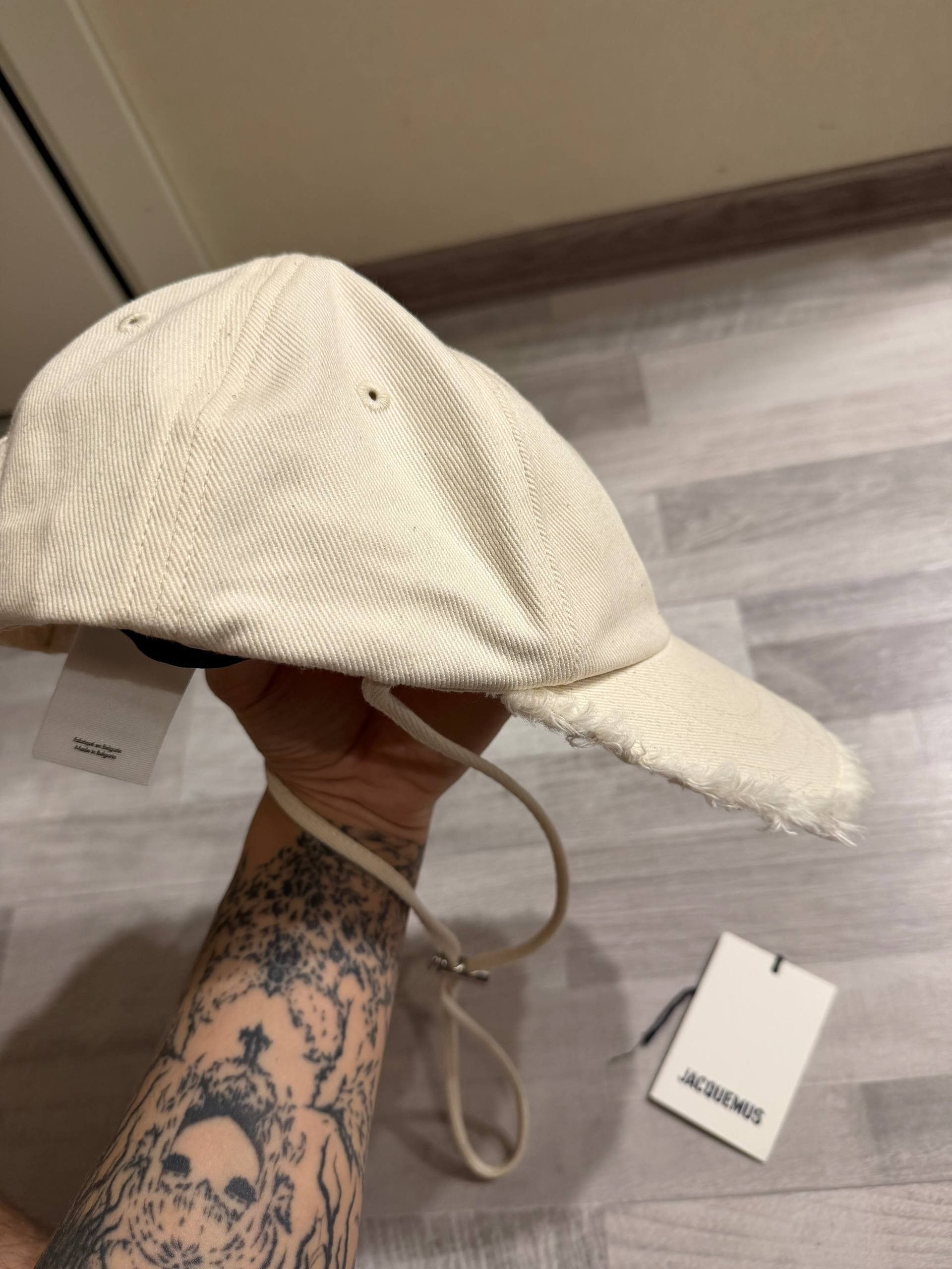 Jacquemus JACQUEMUS Beige 'The Artichaut' Cap Size ONE SIZE - 5 Thumbnail