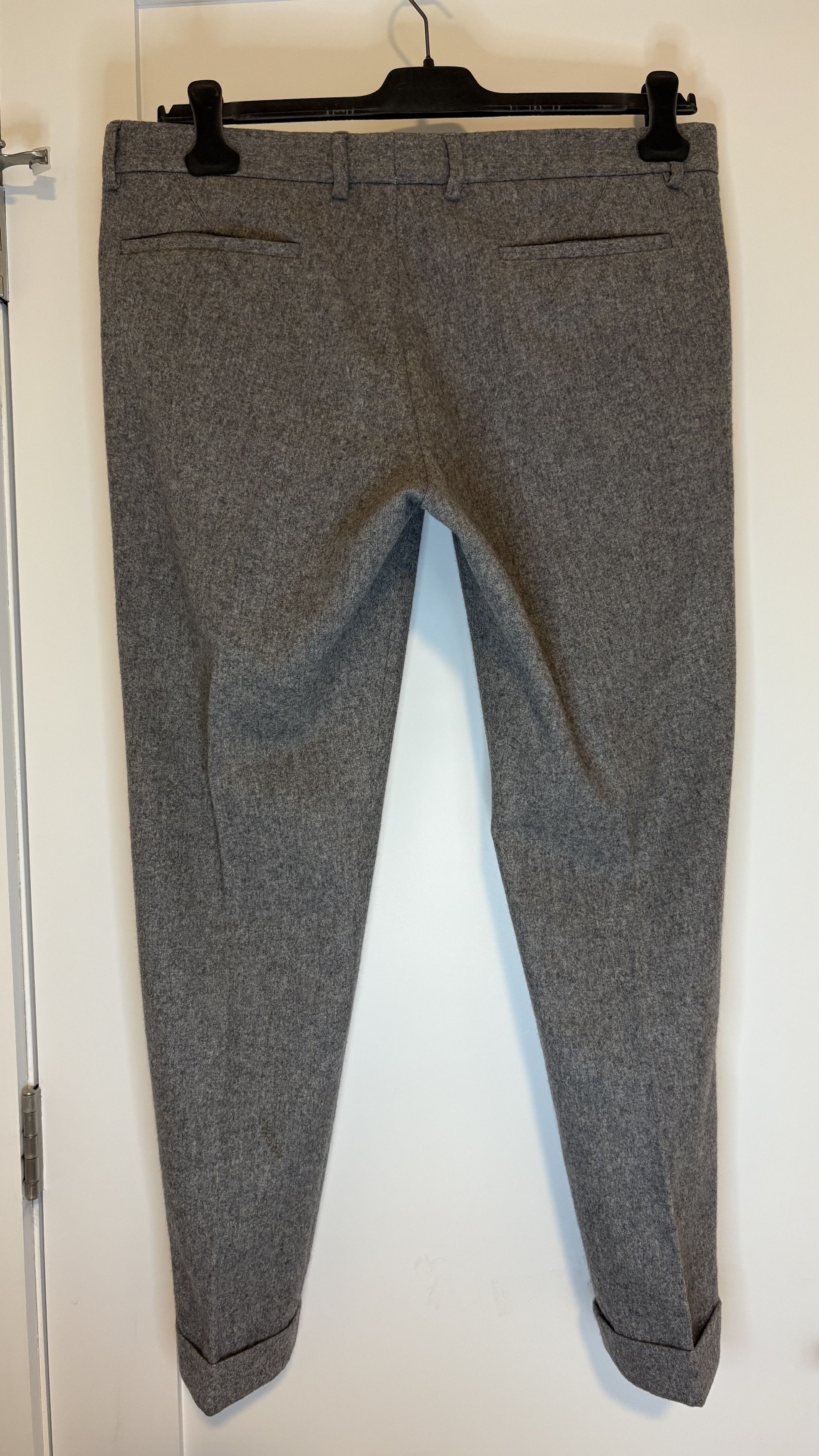 Gucci Gucci Gray Wool Cuffed Pants Size US 34 / EU 50 - 2 Thumbnail