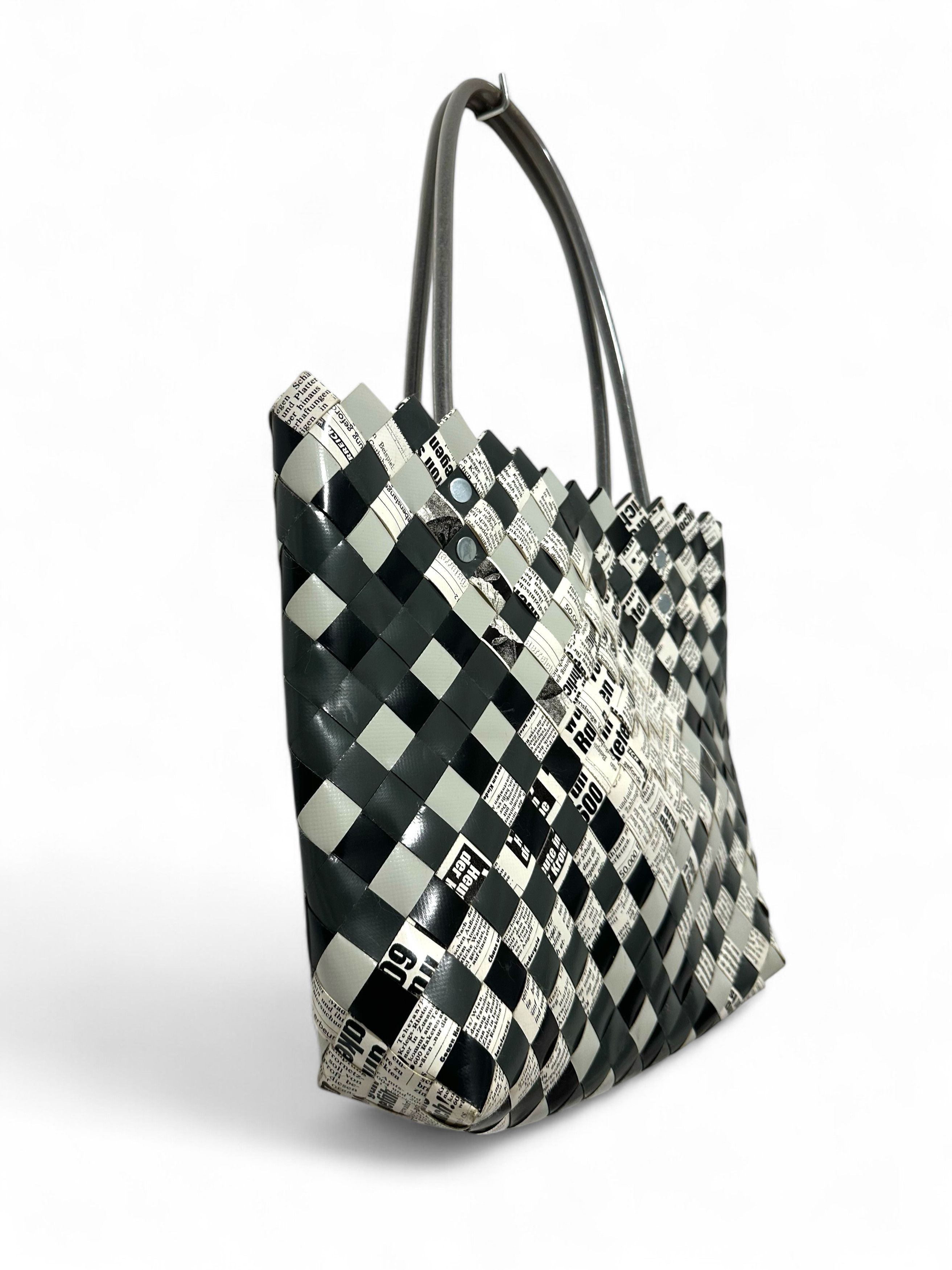 Freitag × Handmade × Other Upcycled Woven Truck Tarps Tote Bag Size ONE SIZE - 3 Thumbnail