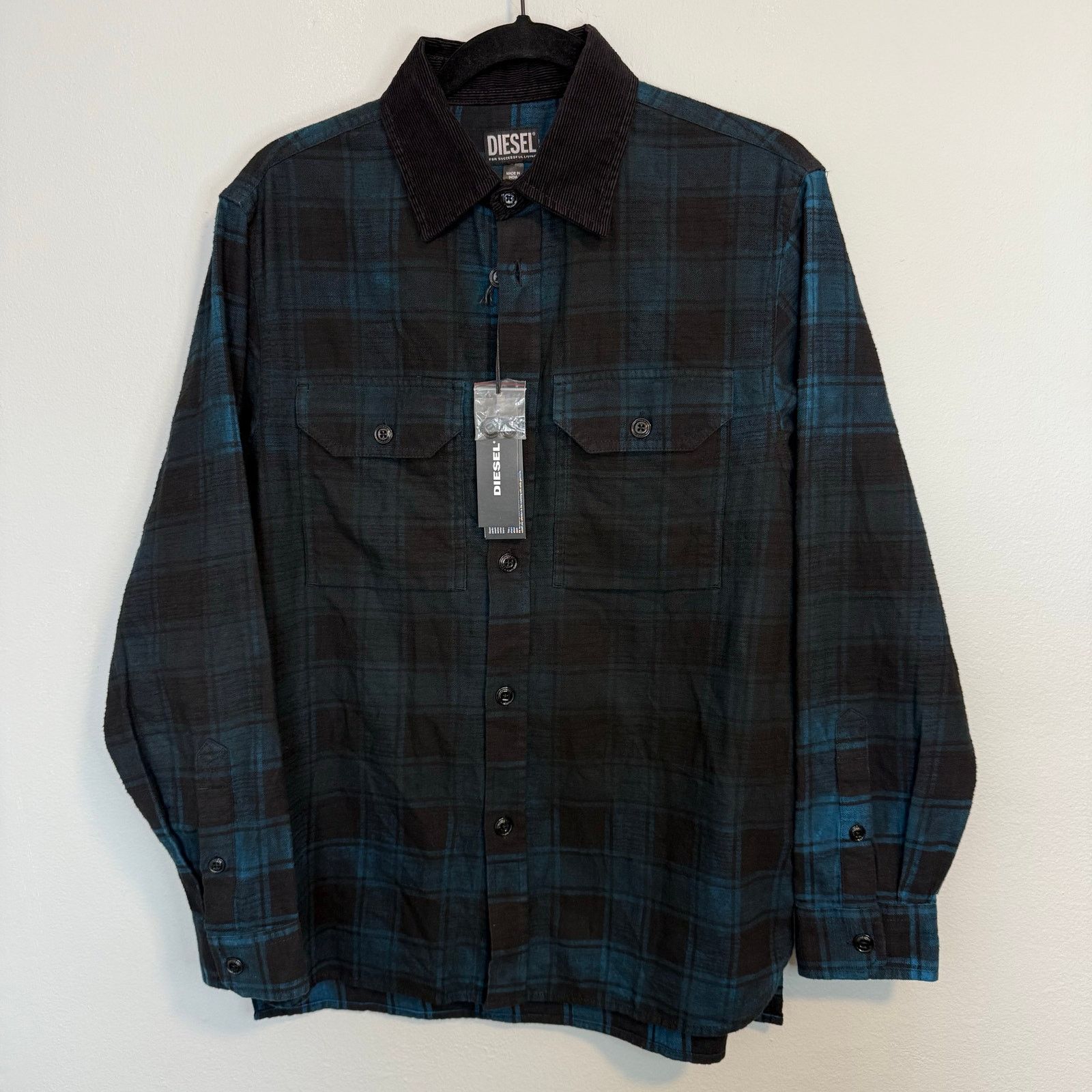 Diesel NWT Diesel Plaid Fading Flannel Button Up Shirt Men’s Size S Size US S / EU 44-46 / 1 - 1 Thumbnail