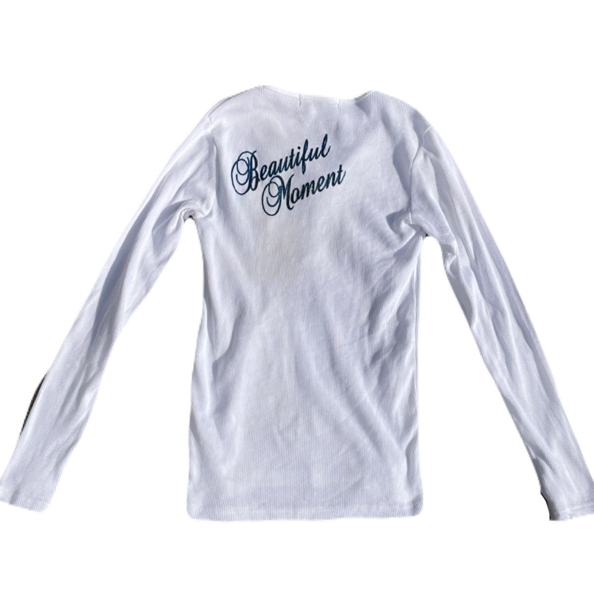 If Six Was Nine 2000s Japanese archive Vkei Poem Slim-fit Long Sleeve Tee Size US XS / EU 42 / 0 - 4 Thumbnail