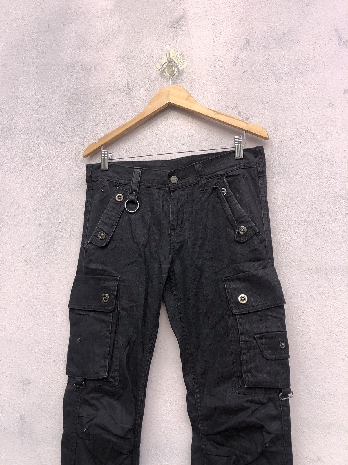 Tornado Mart Tornado Mart Flared Multiy Pocket Pants Size US 32 / EU 48 - 4 Thumbnail