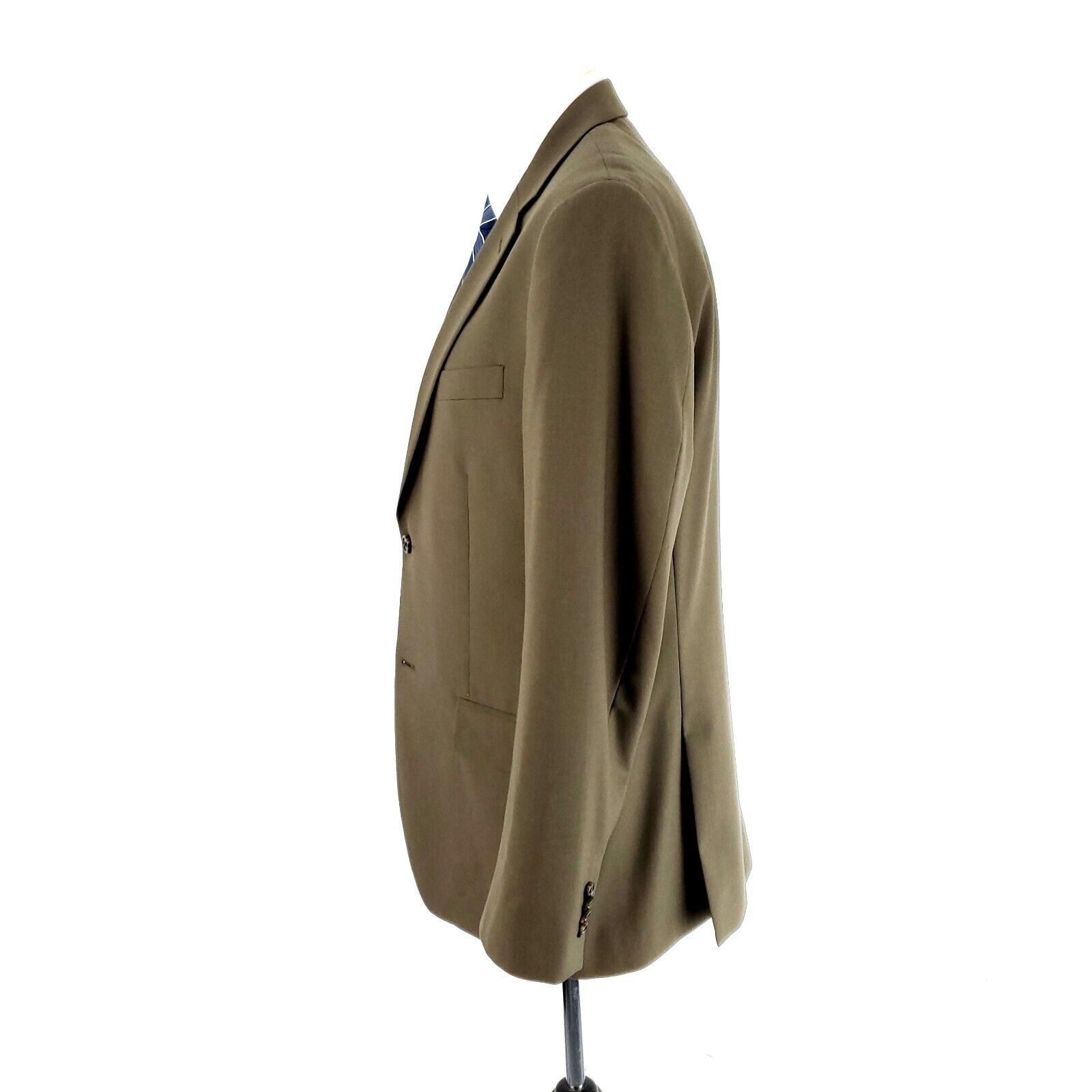 Michael Kors Michael Kors Wool 2 Button Blazer 40R Green Beige Size 40R - 4 Thumbnail