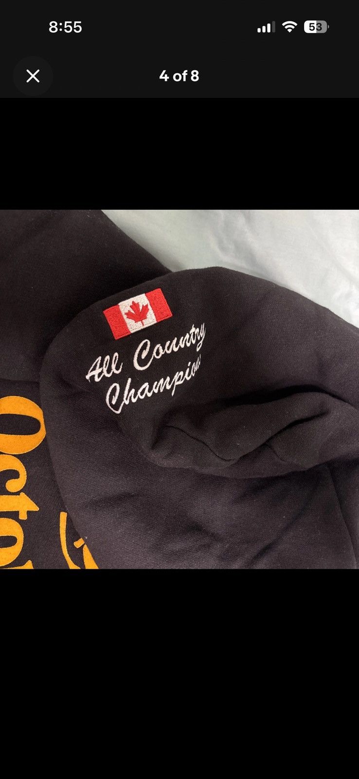 October's Very Own × Roots Ovo x Roots Hoodie 2020 Black Yellow Hoodie Large Pre-owned Size US L / EU 52-54 / 3 - 4 Thumbnail