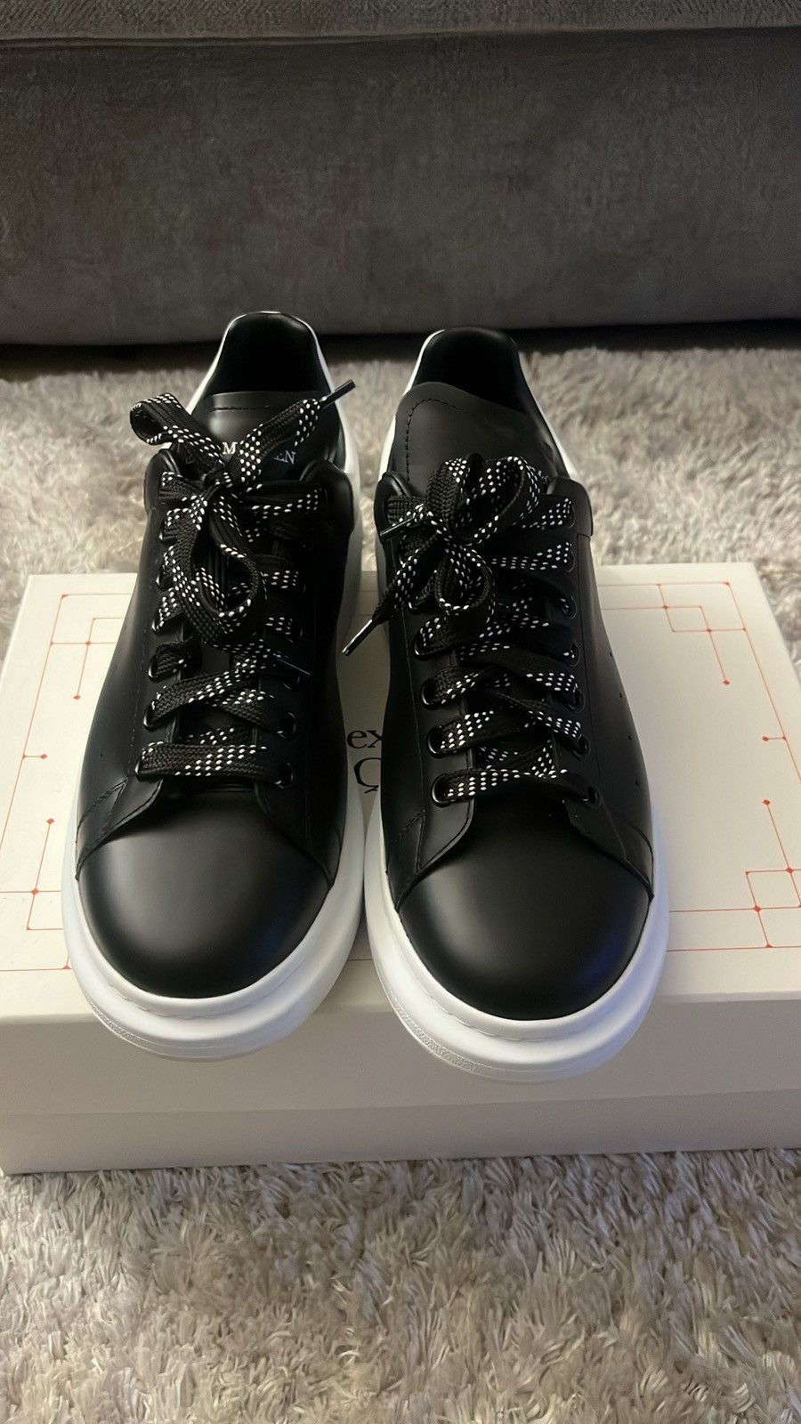 Alexander McQueen Black and white Alexander mcqueens Size US 11 / EU 44 - 5 Thumbnail