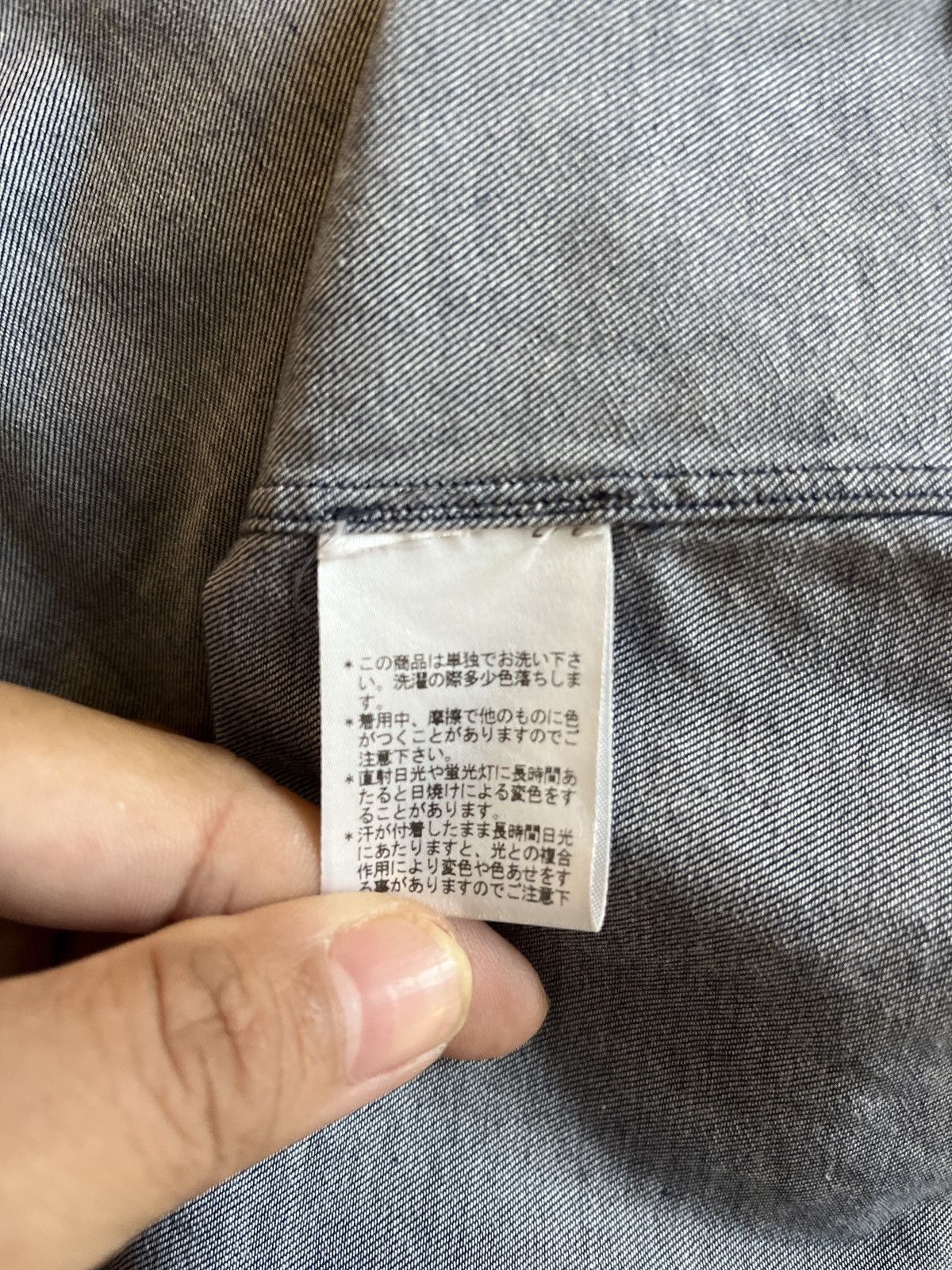 Lanvin Lanvin en bleu japanese selvedge denim shirt mens S Size US S / EU 44-46 / 1 - 15 Thumbnail