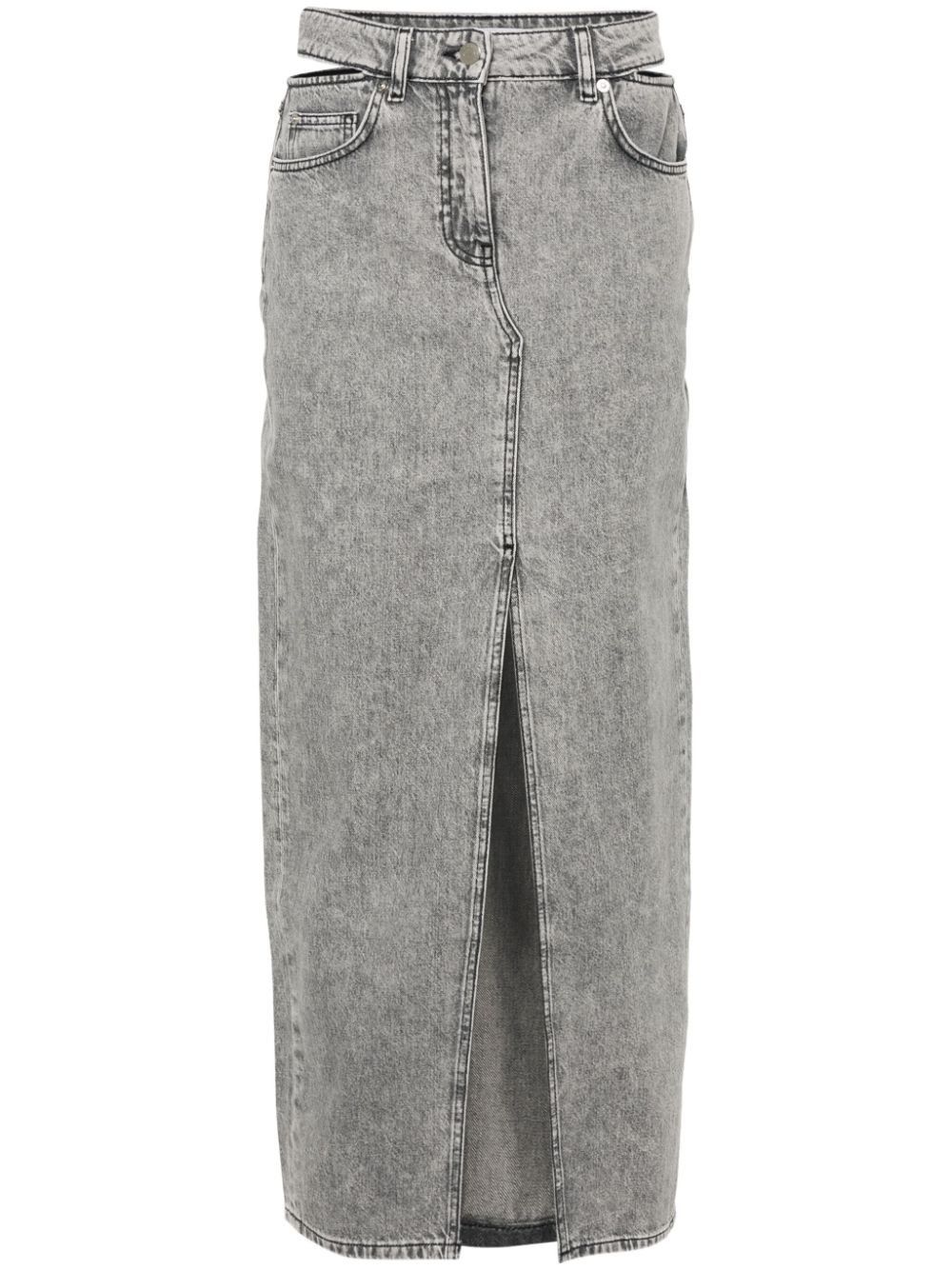 Iro FINJI DENIM LONG SKIRT Size 27" / US 4 / IT 40 - 1 Thumbnail
