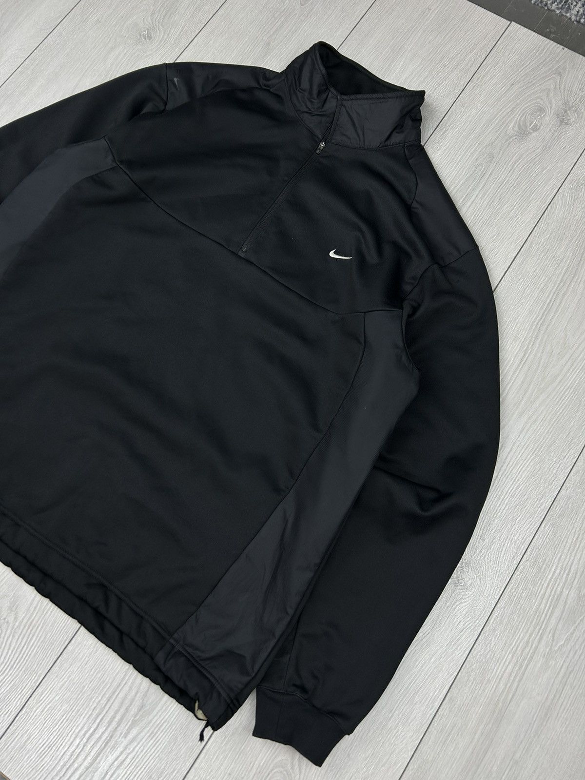 Nike × Vintage Nike Vintage Drill Anorak Black Jacket Size XL Size US XL / EU 56 / 4 - 2 Thumbnail
