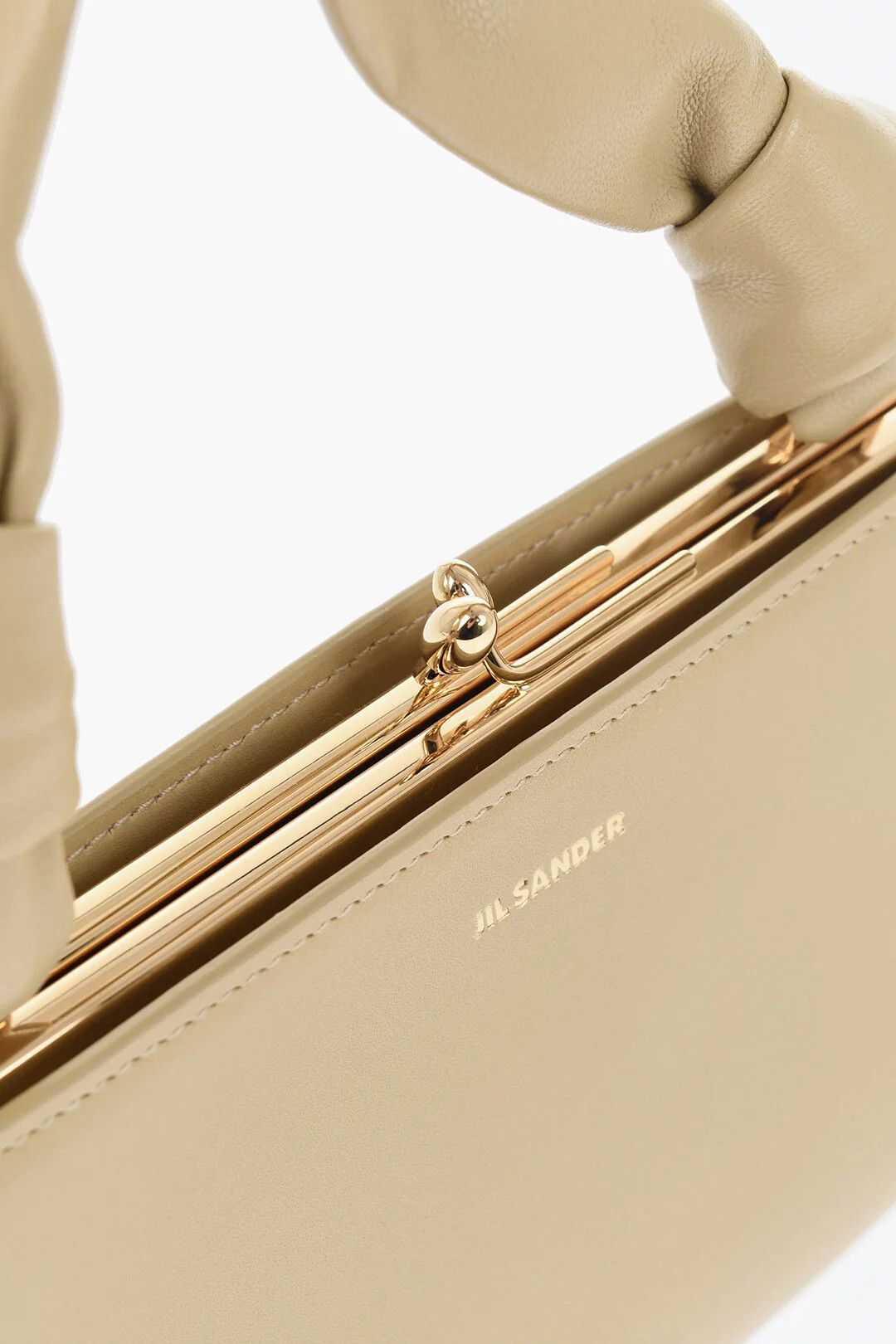 Jil Sander og1mm0626 Size: OS / Mini Leather Handbag in Yellow Size ONE SIZE - 3 Thumbnail