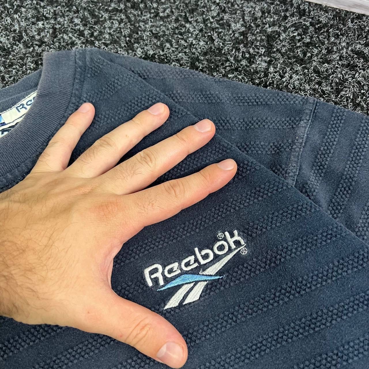 Reebok Reebok vintage faded stripped tee 90s oversized Size US L / EU 52-54 / 3 - 5 Thumbnail
