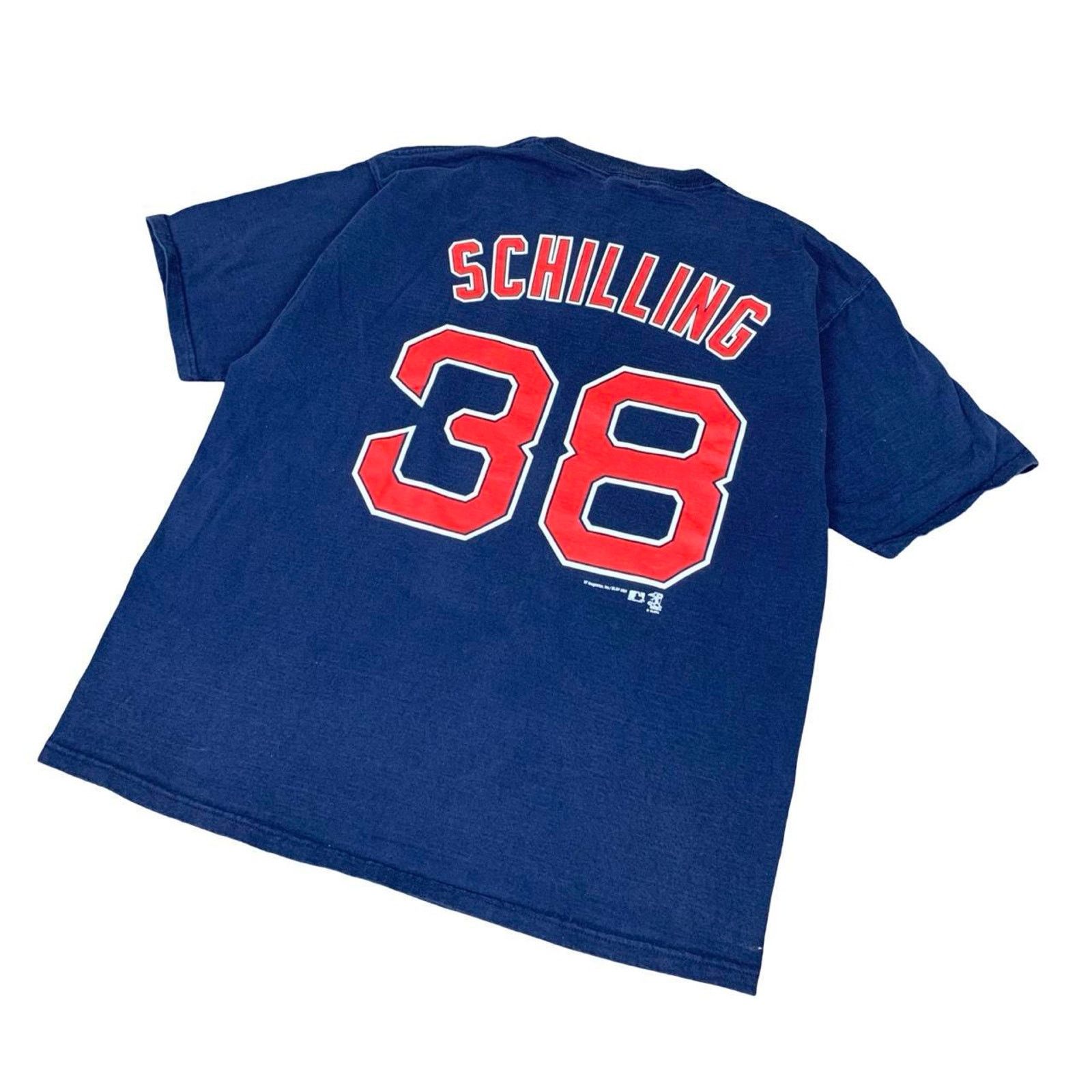 Fruit Of The Loom × Vintage Vintage Boston Red Sox Curt Schilling T-shirt Size XL Size US XL / EU 56 / 4 - 2 Thumbnail
