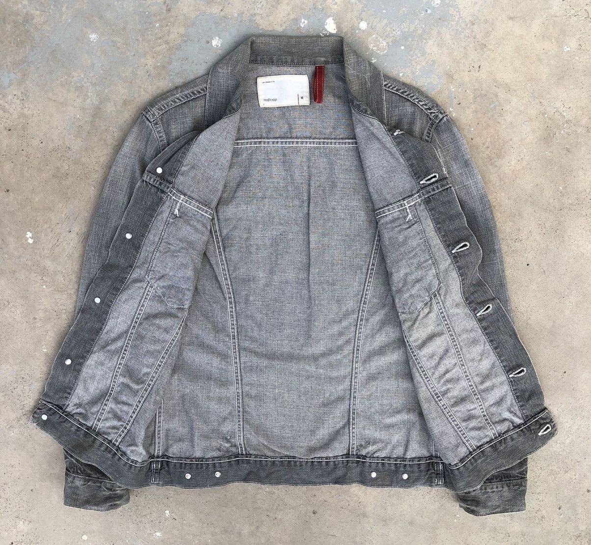 Levi's Vintage Clothing Vintage Levis redloop Distressed Denim Trucker Jacket Size US M / EU 48-50 / 2 - 16 Thumbnail