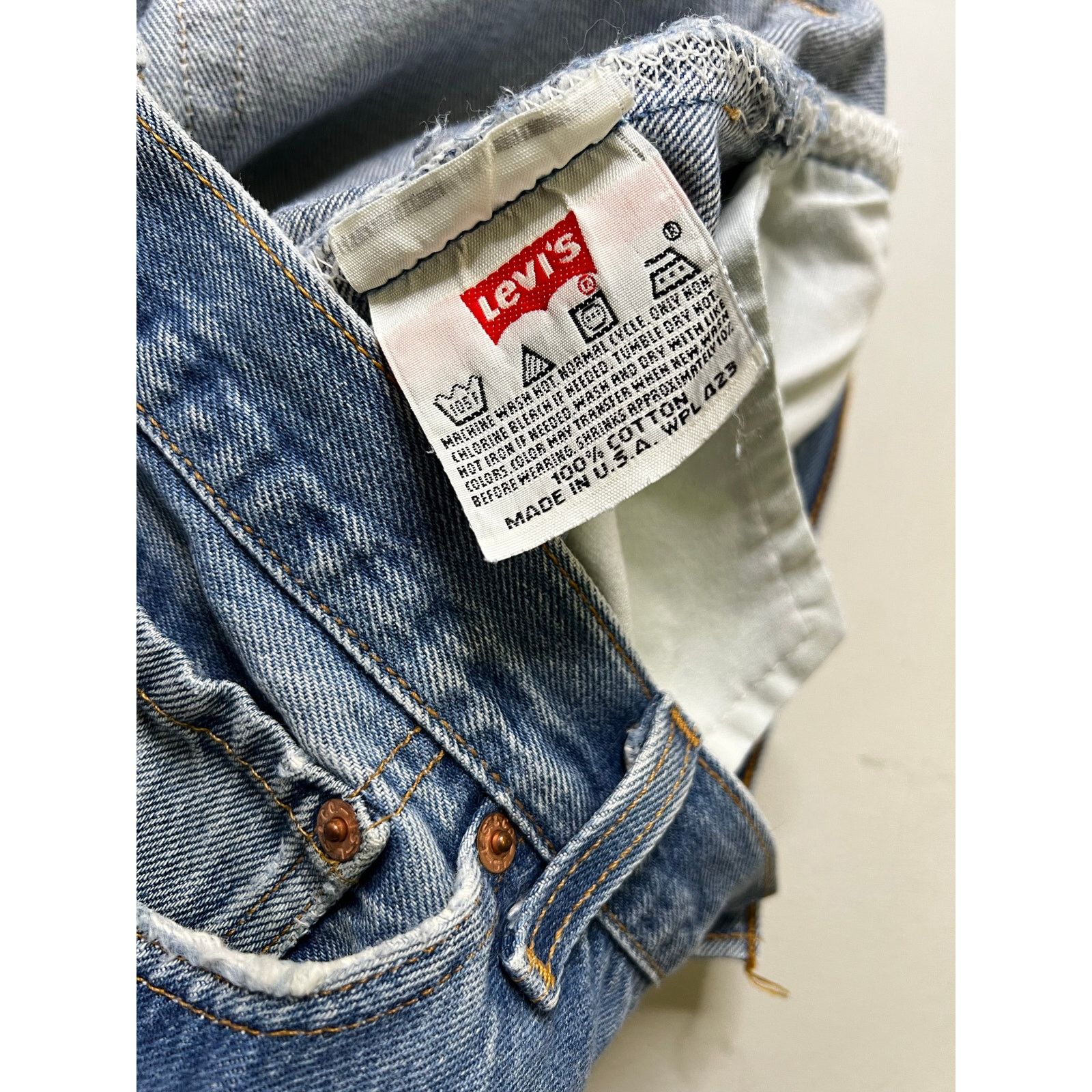 Levi's Vintage 90s Levi's 501xx Jeans USA actually size 34x29.5 Size US 38 / EU 54 - 3 Thumbnail