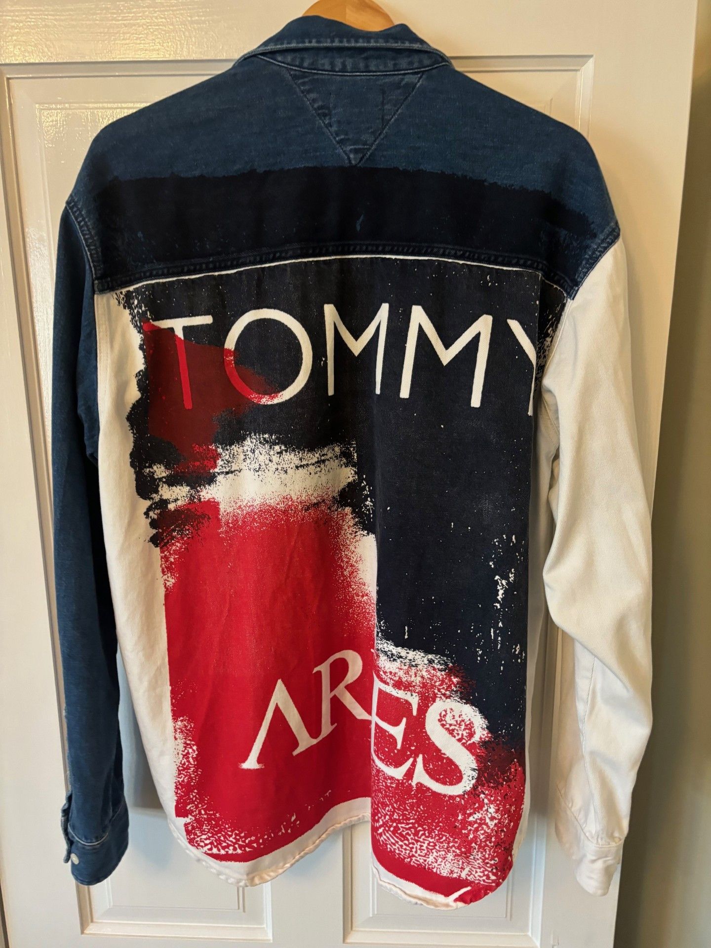 Aries × Tommy Hilfiger Tommy x Aries Graphic Denim Jacket Size US L / EU 52-54 / 3 - 2 Thumbnail