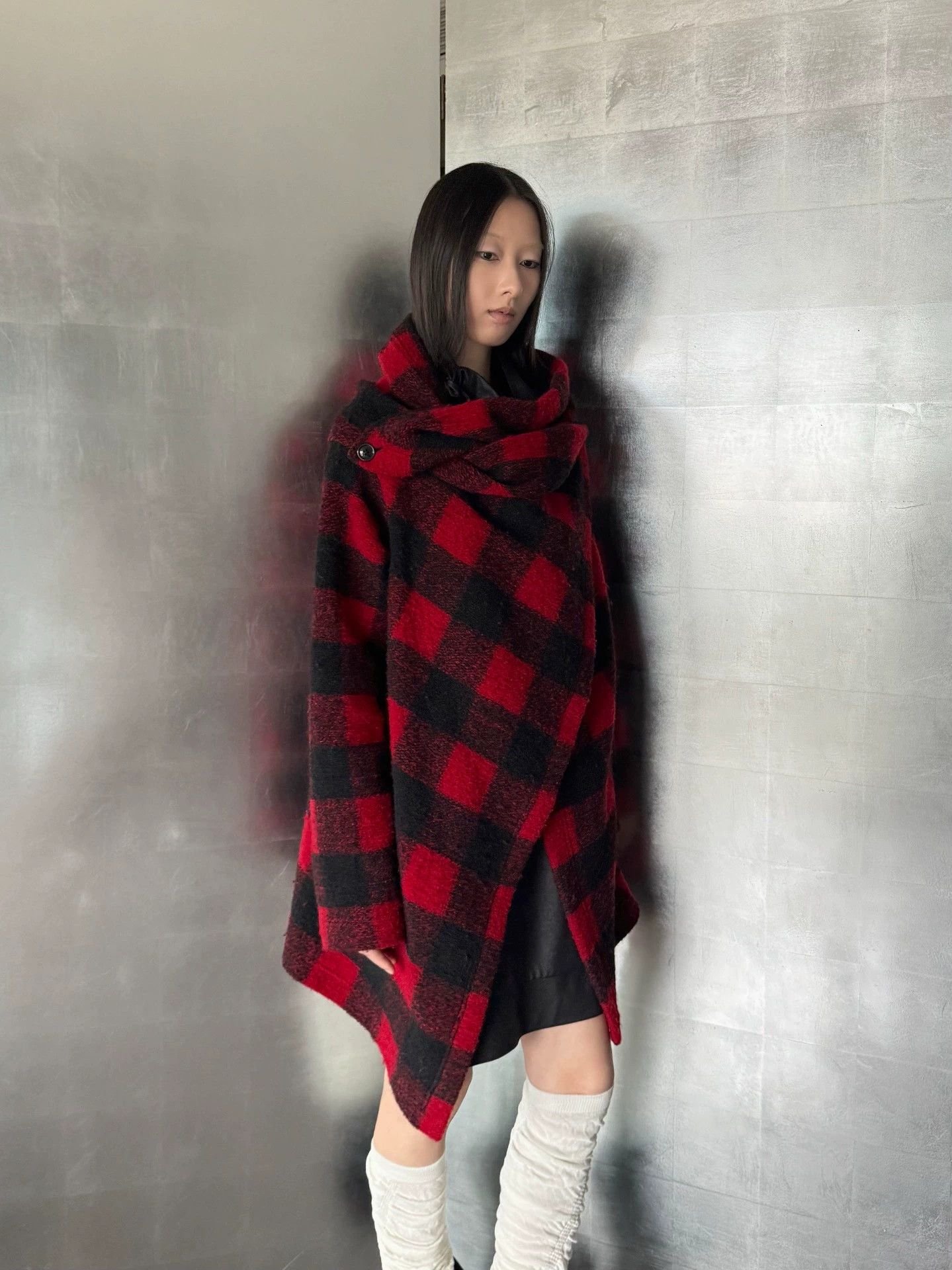 Vivienne Westwood VW Wool Check Convertible Collar Jacket Size 40 Size S / US 4 / IT 40 - 5 Thumbnail