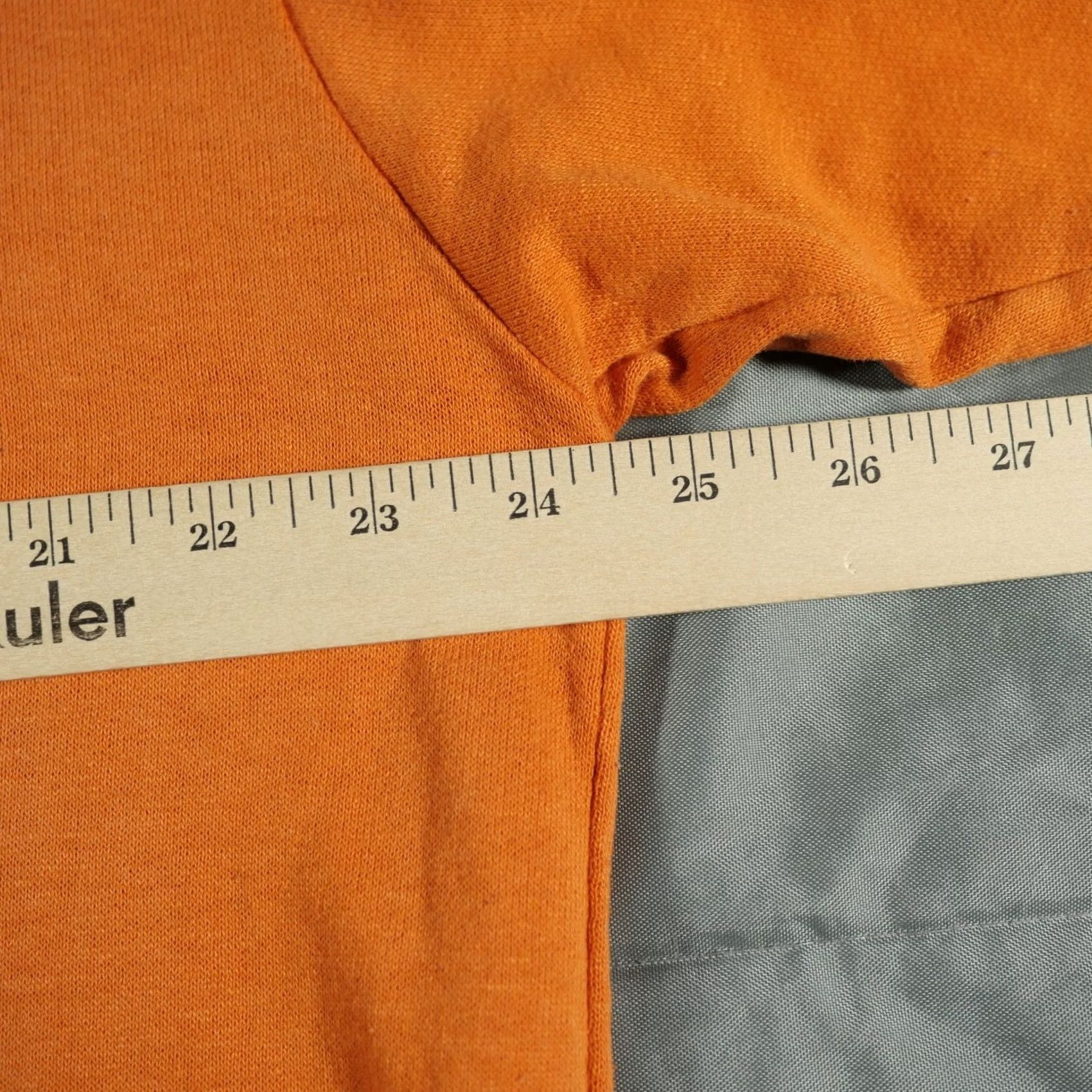 Vintage VINTAGE Miami Hurricanes Sweater Mens XL Orange Sebastian 70s Ibis Shirt Pullover Crew Neck Cotton Blend Fleece Logo All Seasons Classic Knits/Outdoor Size US XL / EU 56 / 4 - 7 Thumbnail