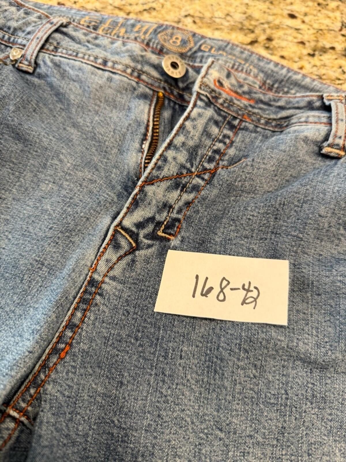 Other Ethyl Classic denim metal stud embellished jeans SZ 8 Size 30" / US 8 / IT 44 - 10 Thumbnail