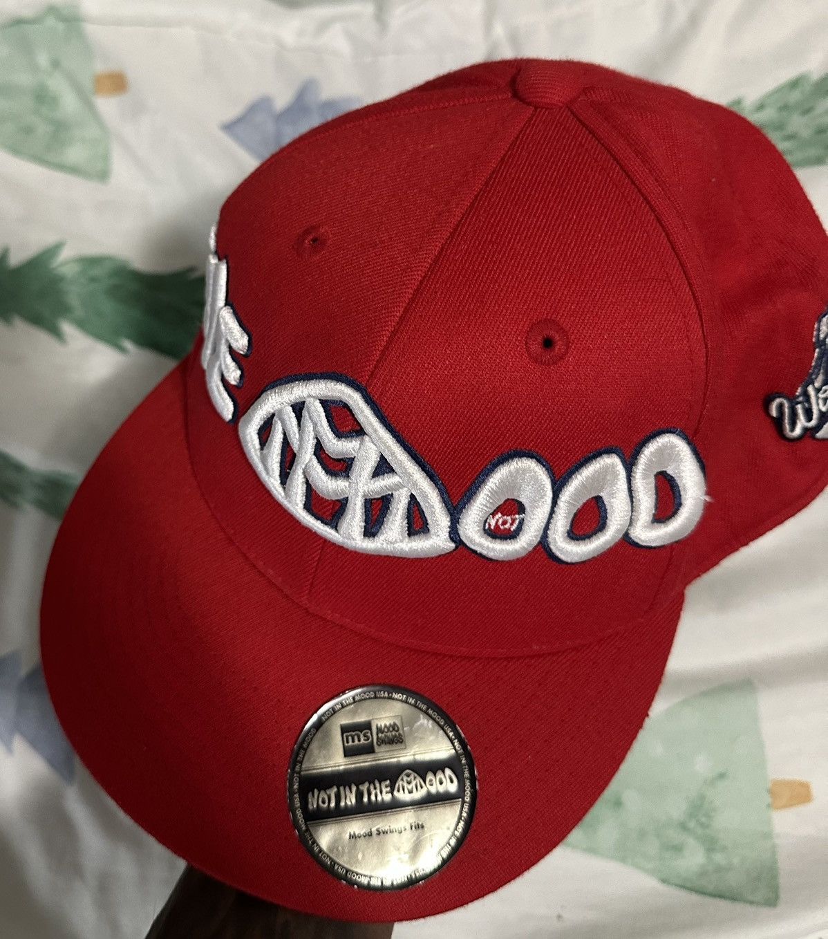 Other Mood Swings Not In The Mood Fitted Hat Size ONE SIZE - 4 Thumbnail