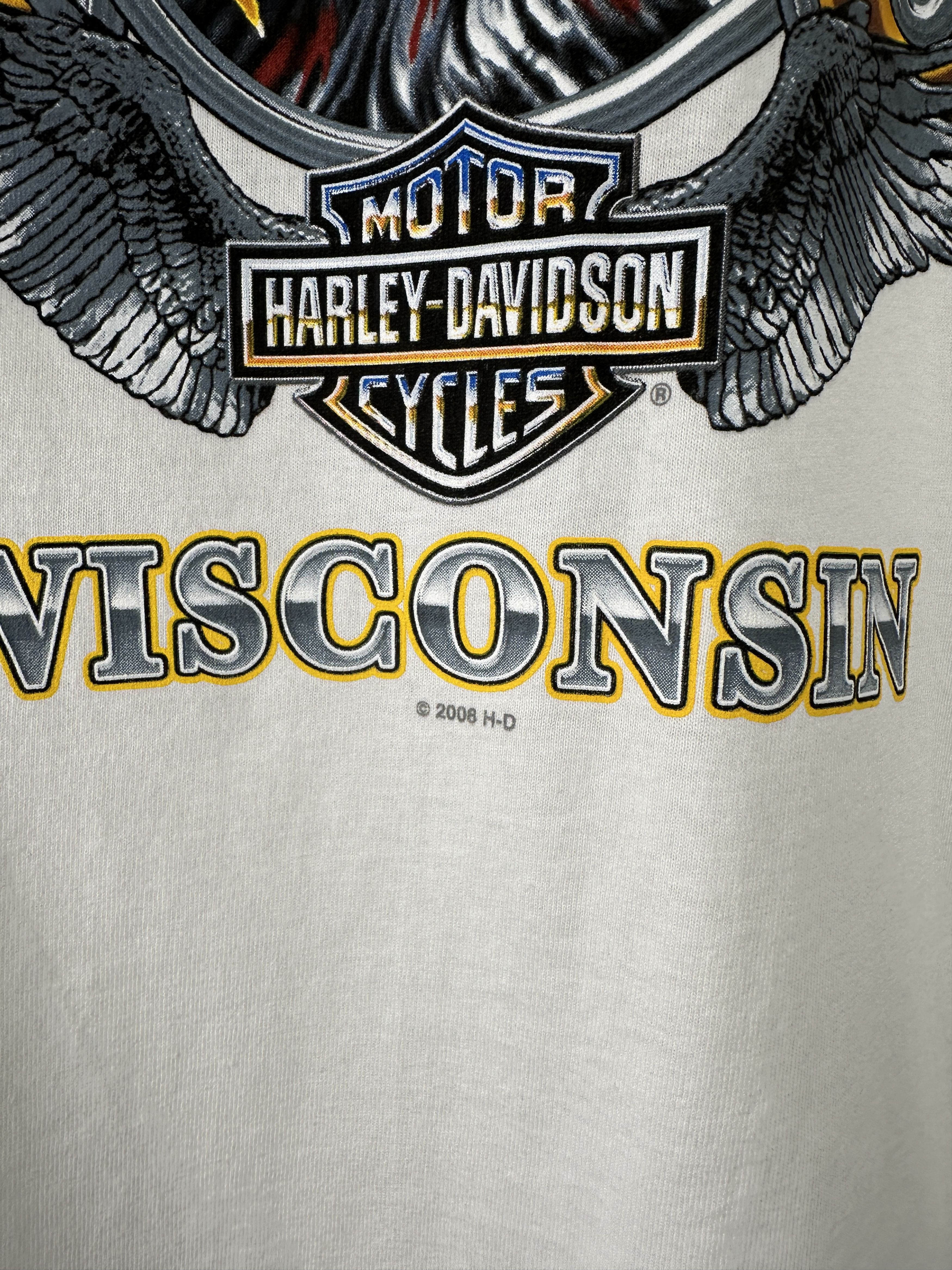 Harley Davidson × Vintage NEW Vtg 2006 Harley Davidson Big Logo Vest Top Size US L / EU 52-54 / 3 - 8 Thumbnail
