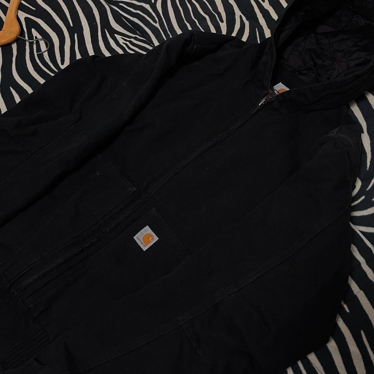 Carhartt × Carhartt Wip Black Carhartt Active Jacket y2k Vintage workwear Size US L / EU 52-54 / 3 - 5 Thumbnail