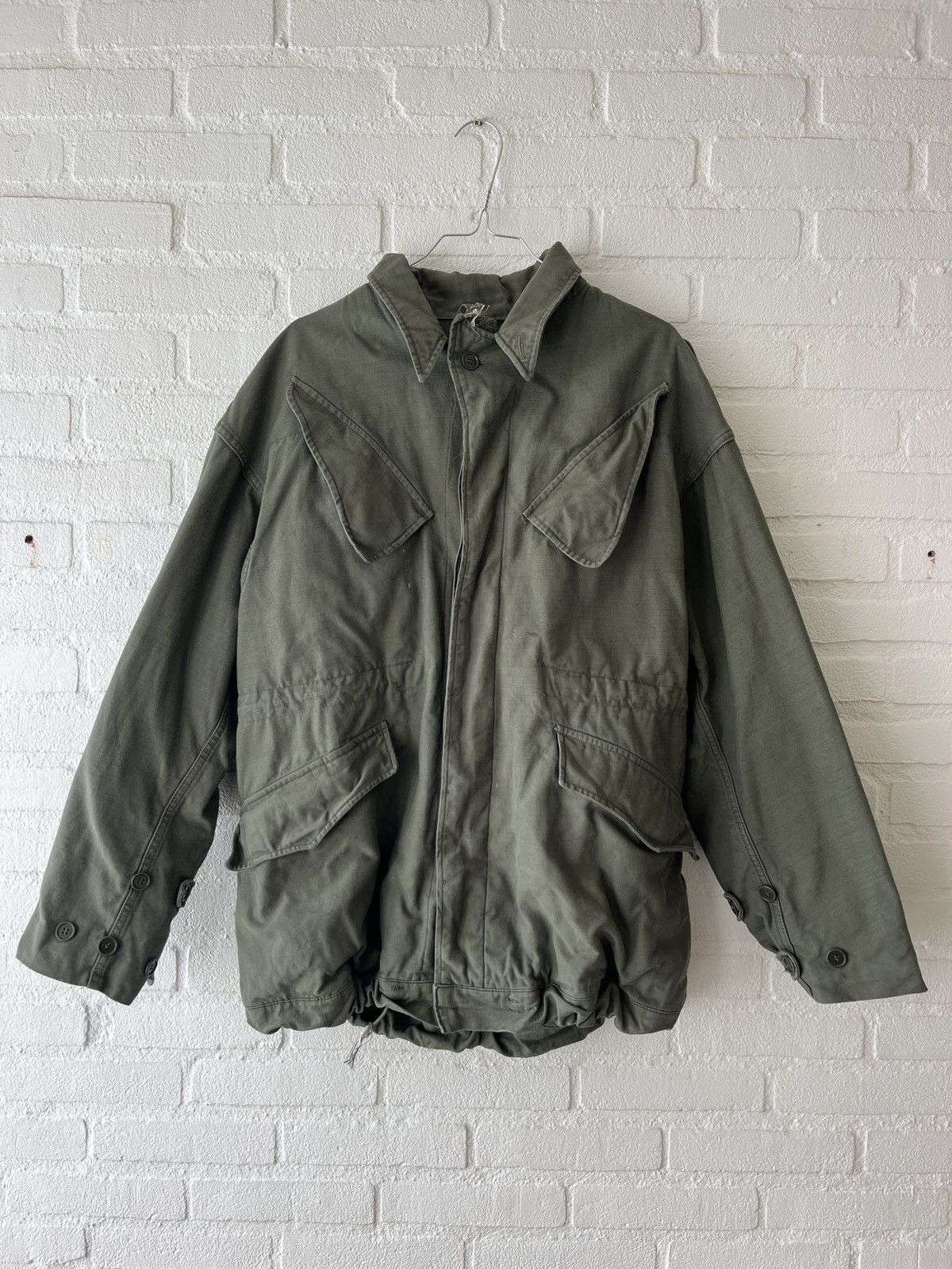 Vintage Vintage military camo jacket army 70s Size US M / EU 48-50 / 2 - 1 Thumbnail