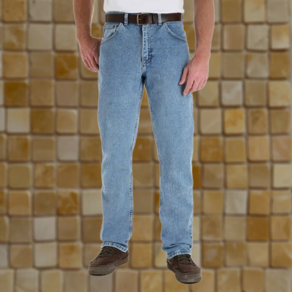 Wrangler VINTAGE MENS WRANGLER REGULAR FIT STRAIGHT LEG BLUE JEANS MGW20MD 30 X 32 Size US 30 / EU 46 - 1 Preview