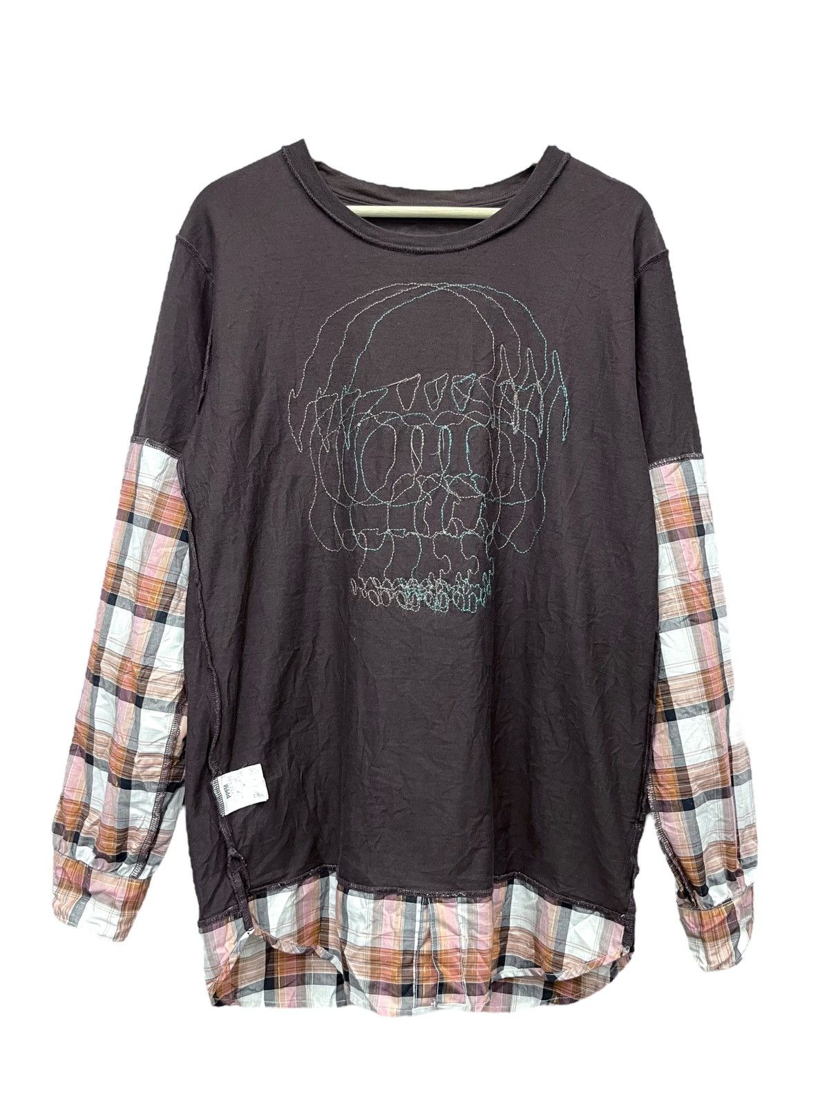 PPFM 🔥PPFM Embroidery 3D Illusion SKULL Double Layer Vetements Size US M / EU 48-50 / 2 - 3 Thumbnail