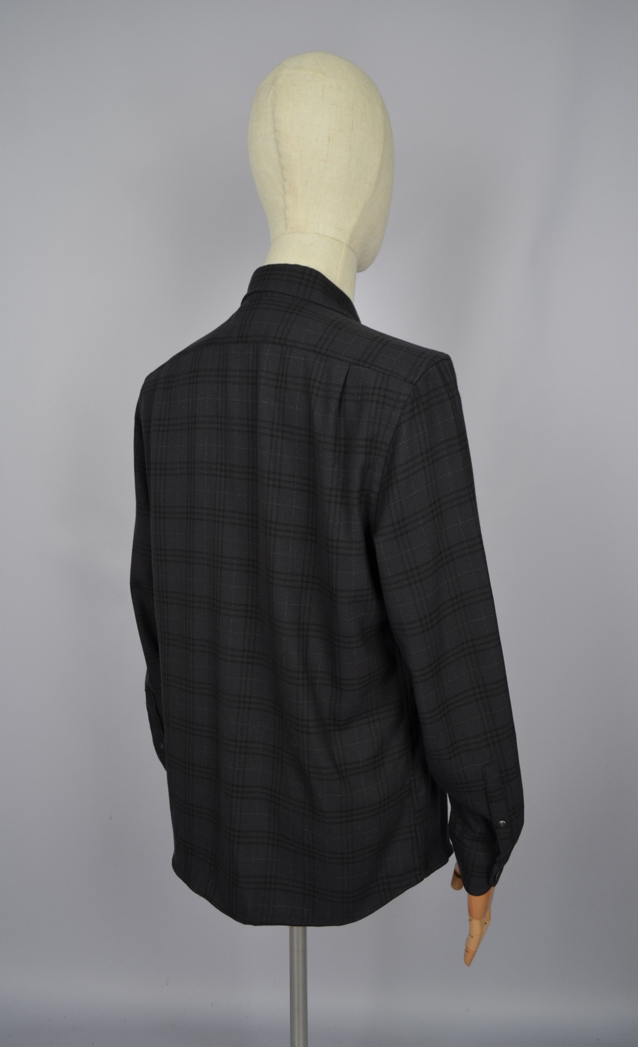 Designer × Reiss Reiss Talon Charcoal Grey Twin Pocket Overshirt Size L Size US L / EU 52-54 / 3 - 4 Thumbnail
