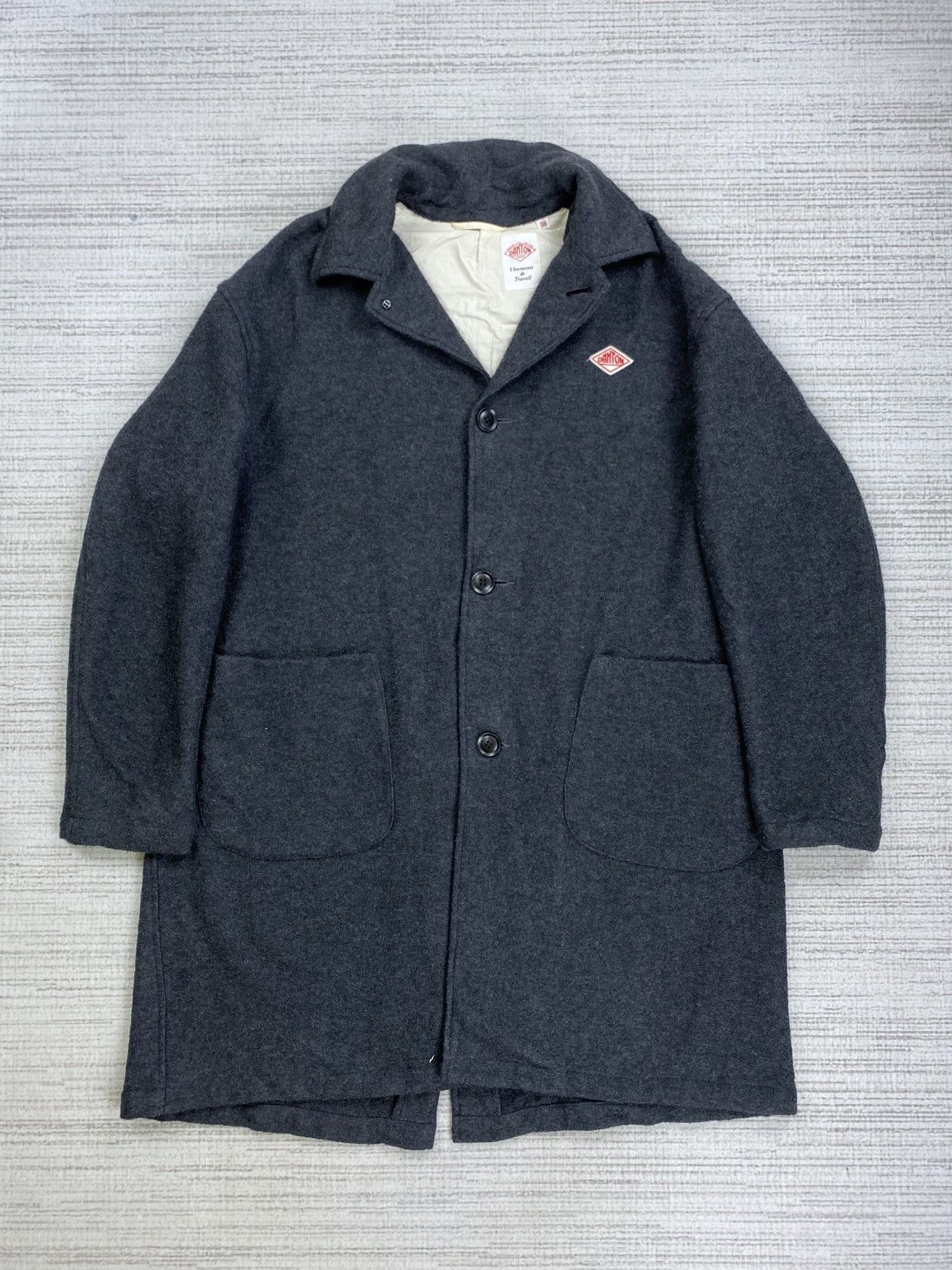 Danton × If Six Was Nine × Vintage Vintage Danton Vetements De Travail Wool Long Jacket Size US L / EU 52-54 / 3 - 6 Thumbnail