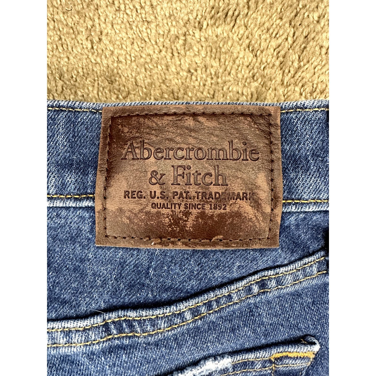 Abercrombie & Fitch Abercrombie & Fitch Vintage Stretch 90s Slim Jeans Blue 30 Size US 30 / EU 46 - 7 Thumbnail