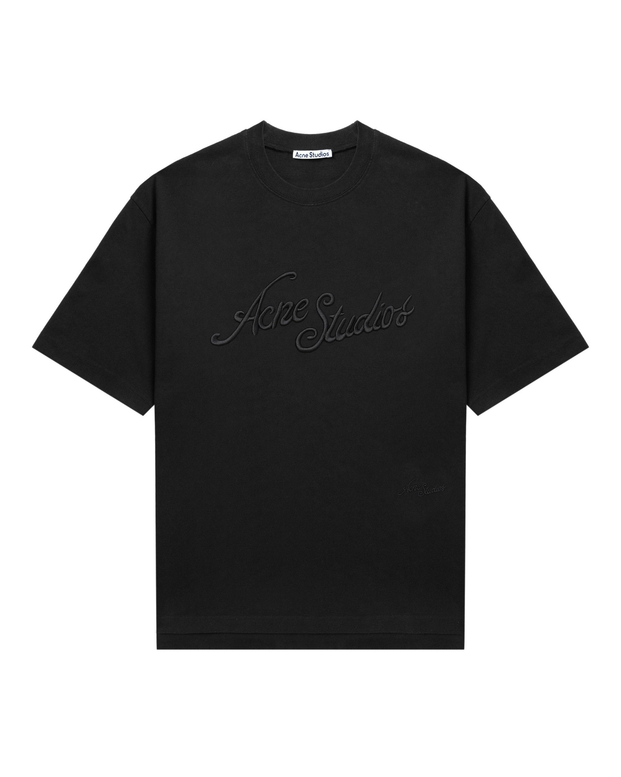 Acne Studios Acne Studios Logo Embroidered Crew Neck T-Shirt Size US M / EU 48-50 / 2 - 1 Thumbnail