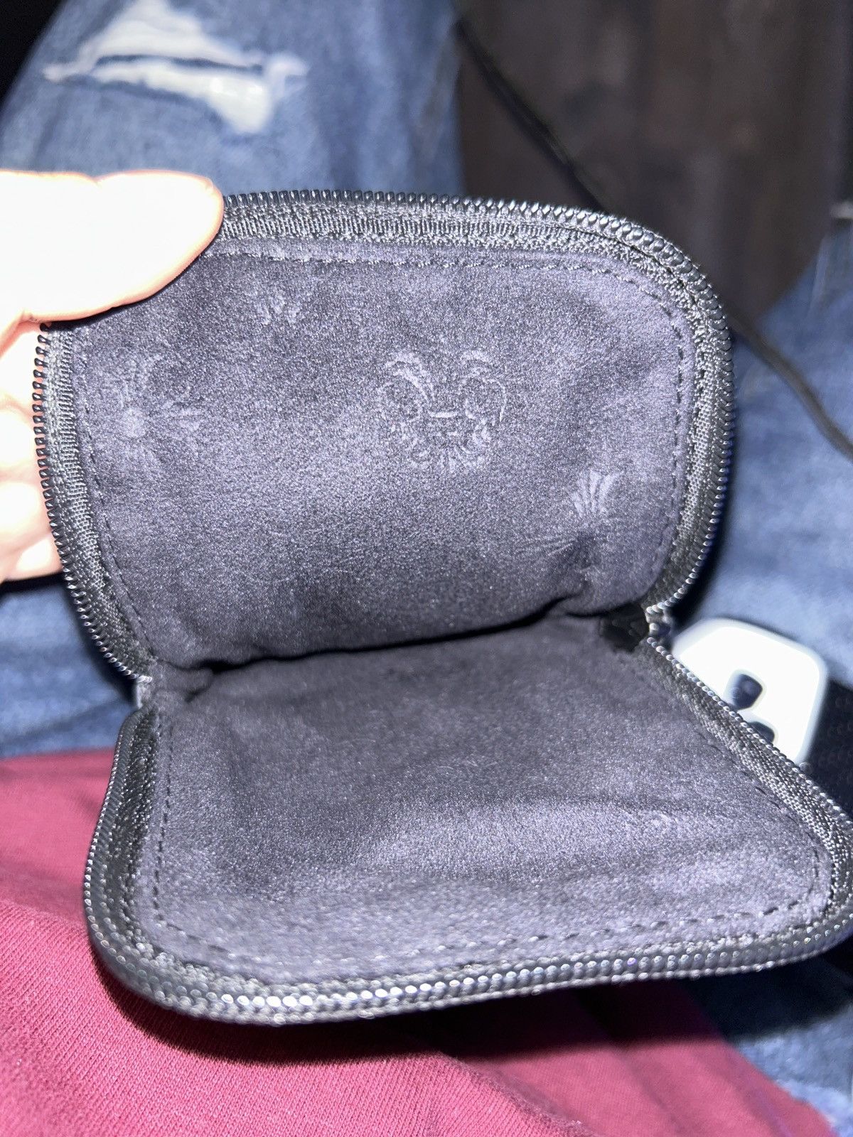 image of Chrome Hearts Sunglasses Pouch in Black, Men's