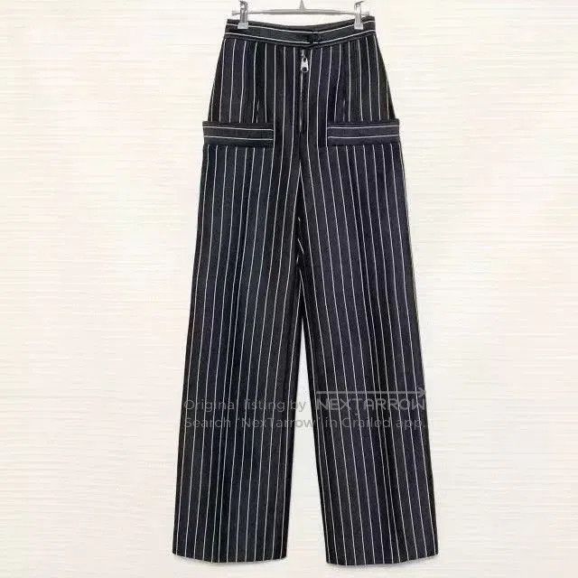 Louis Vuitton Louis Vuitton Runway Striped Wide. Size 33" - 1 Thumbnail