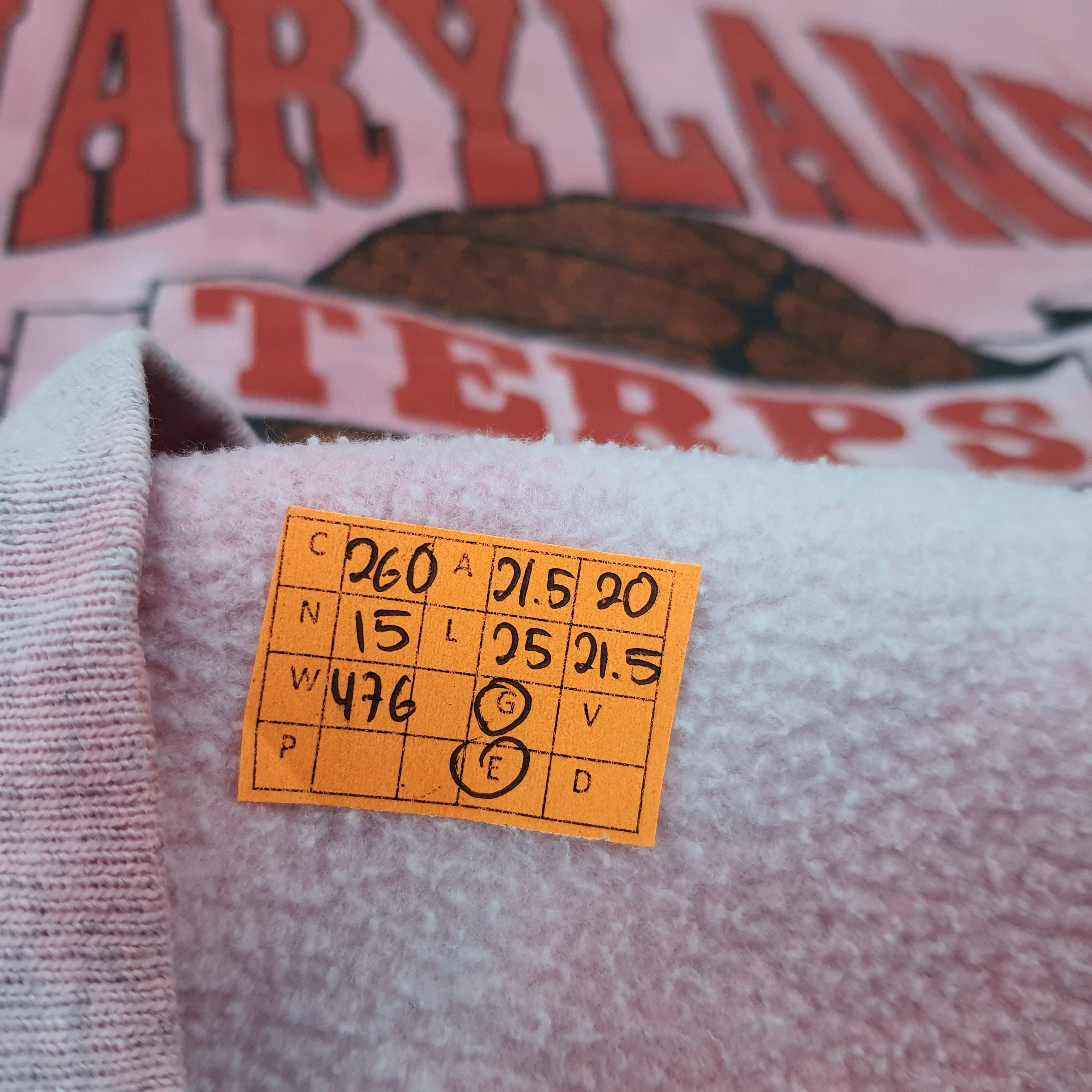 Vintage Vintage Maryland Basketball TERPS Sweatshirt C260N15 Size US M / EU 48-50 / 2 - 7 Thumbnail