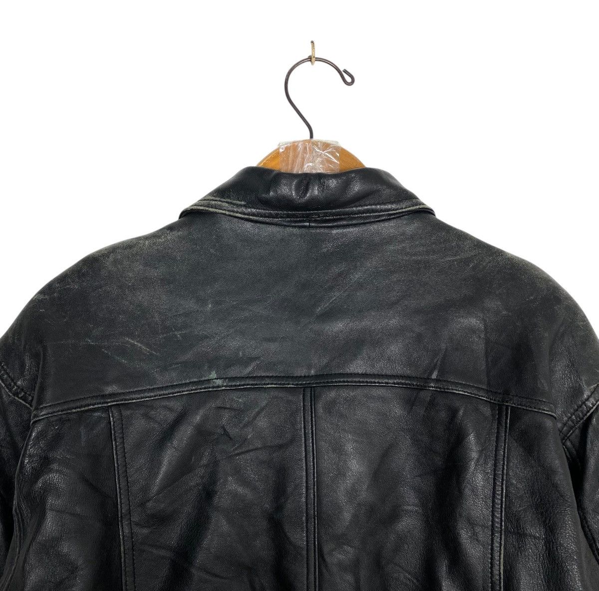 Japanese Brand Rare‼️ Vintage D’Homme A Homme Sheepskin B3 Leather Jacket Size US S / EU 44-46 / 1 - 6 Thumbnail