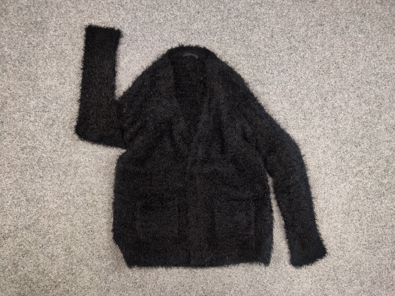 Japanese Brand × Vintage Vintage 90's Japanese Cardigan Mohair Style Fuzzy Sweater Size US M / EU 48-50 / 2 - 5 Thumbnail