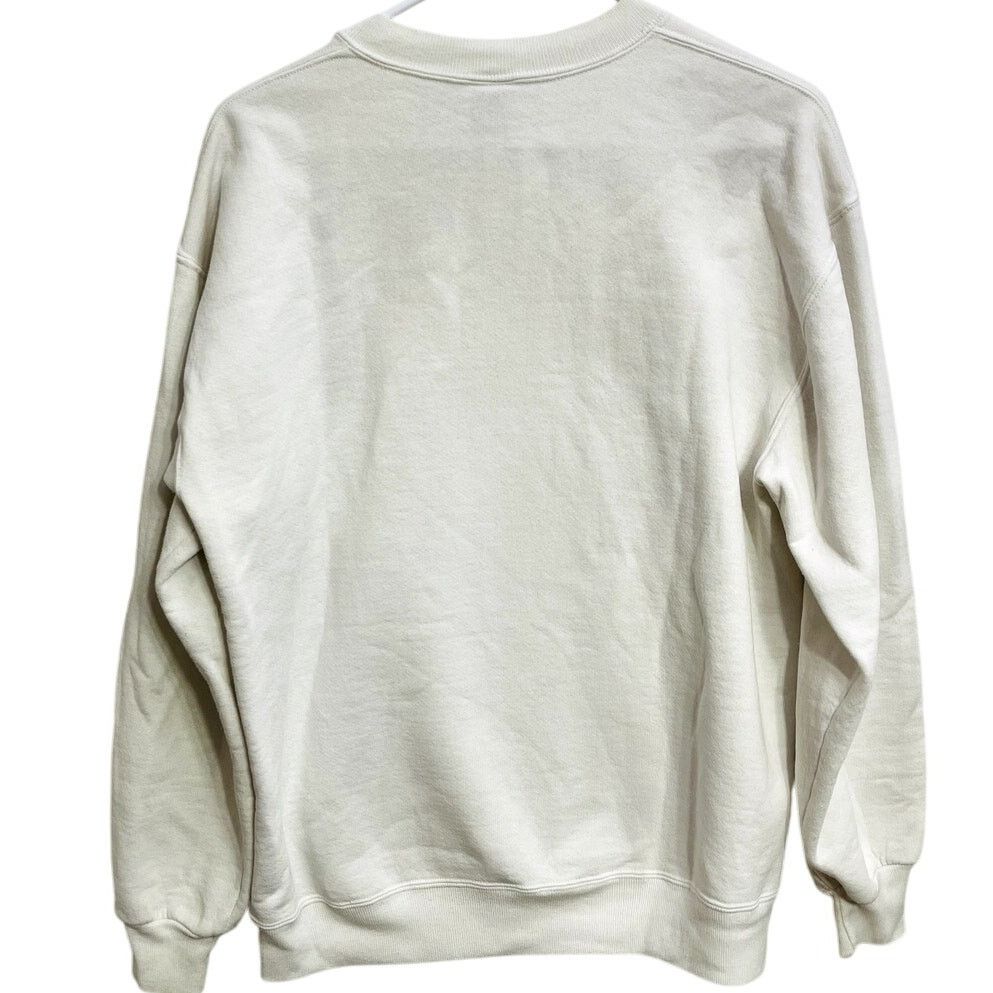 Russell Athletic × Vintage Vintage Men's Made in USA White Russell Crewneck Sweater XL Size US XL / EU 56 / 4 - 2 Thumbnail